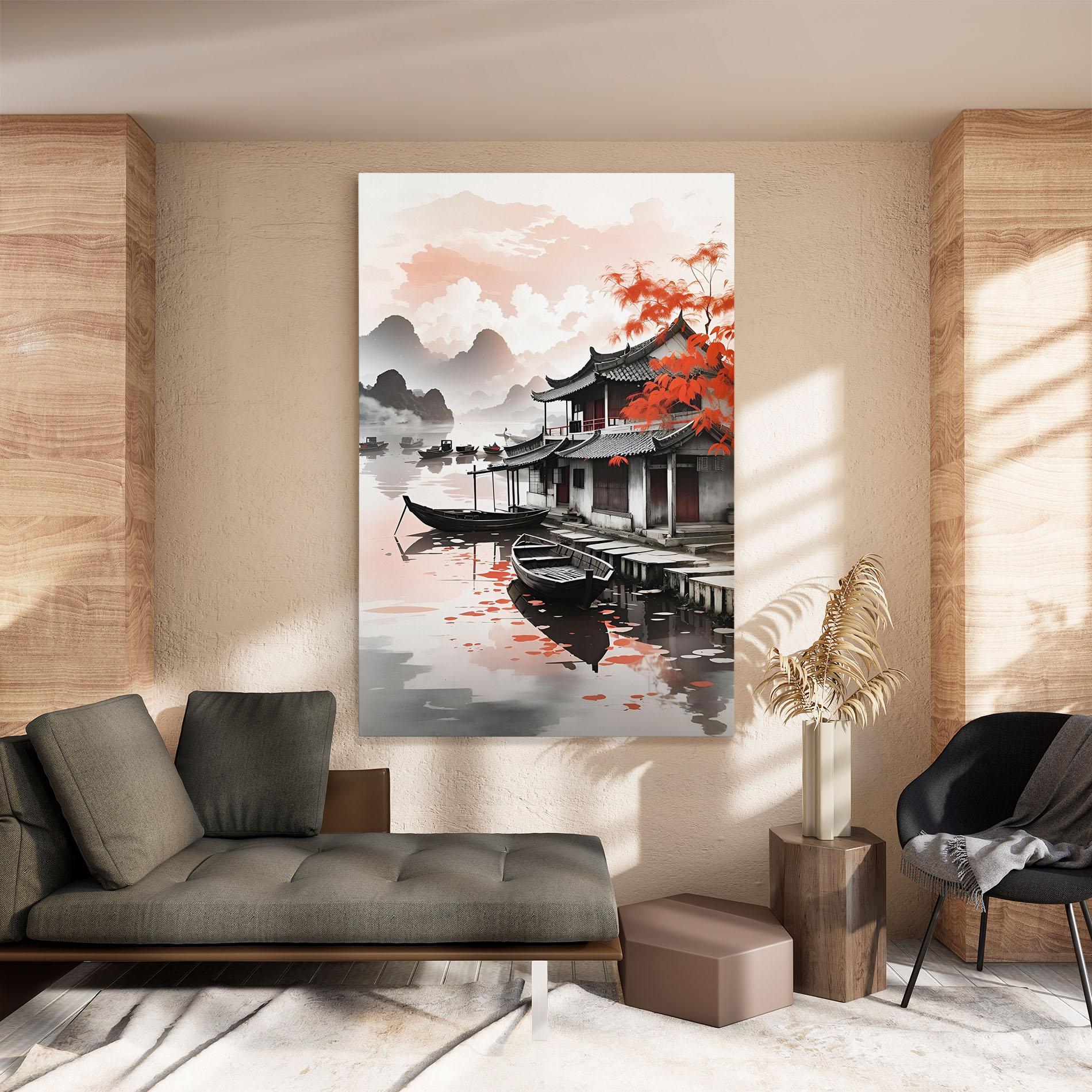 Картина на платно Architecture Reflections mockup 8