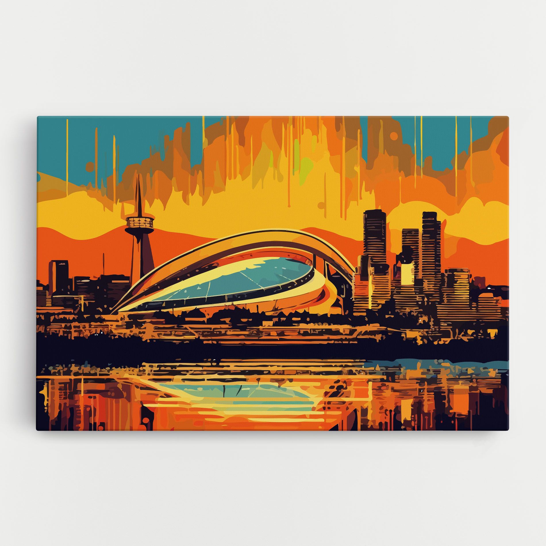 Montreal Skyline mockup 0