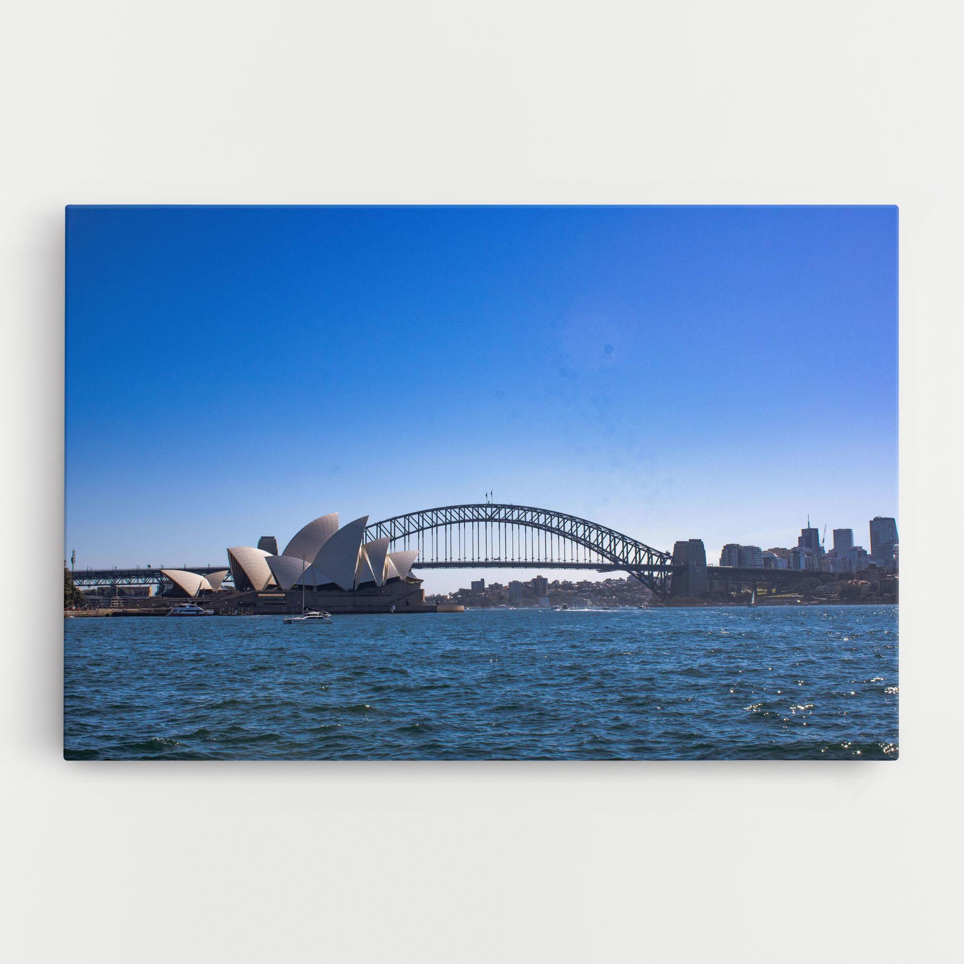 Картина на платно Sydney Day Bridge mockup 0