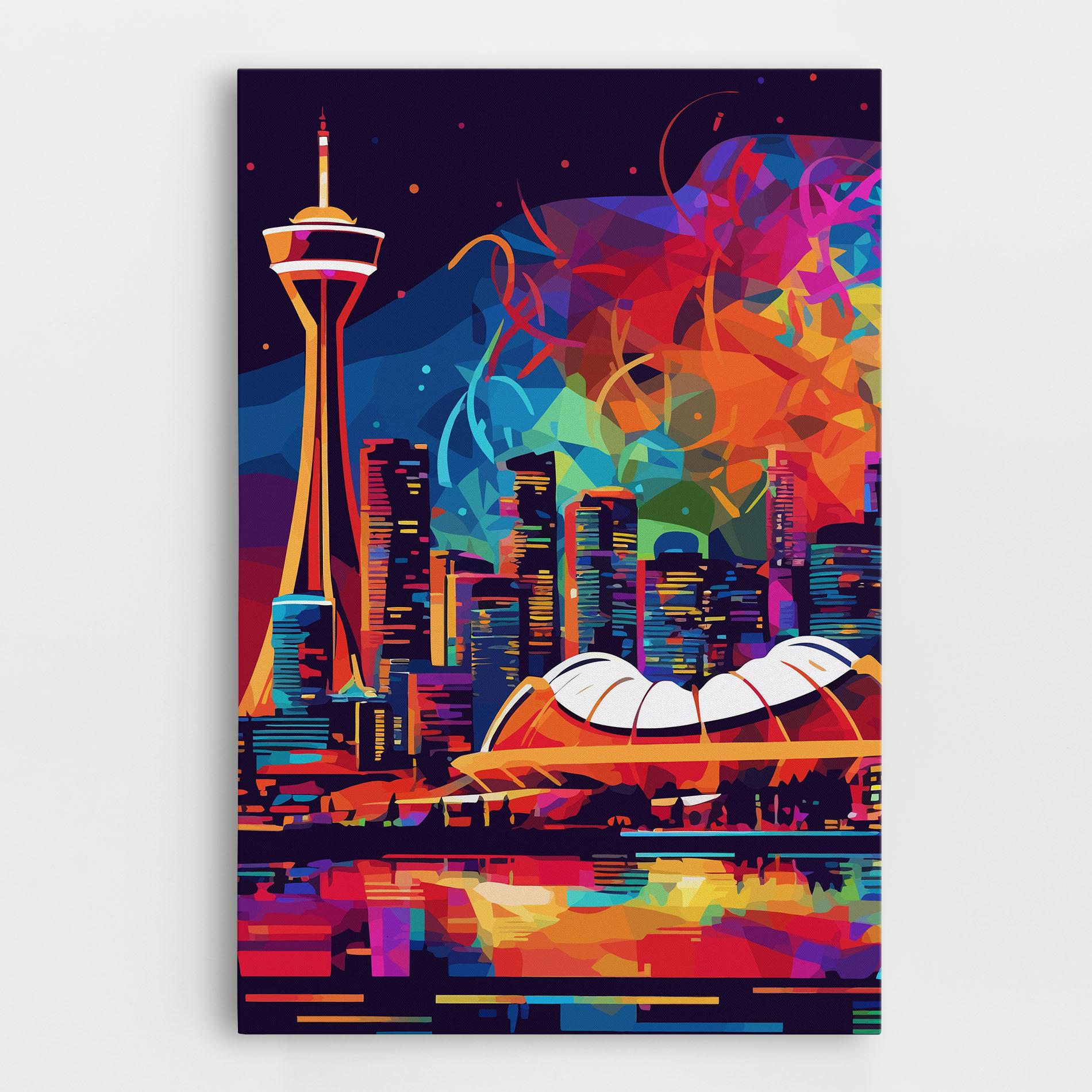 Картина на платно Olympic Stadium Art mockup 0