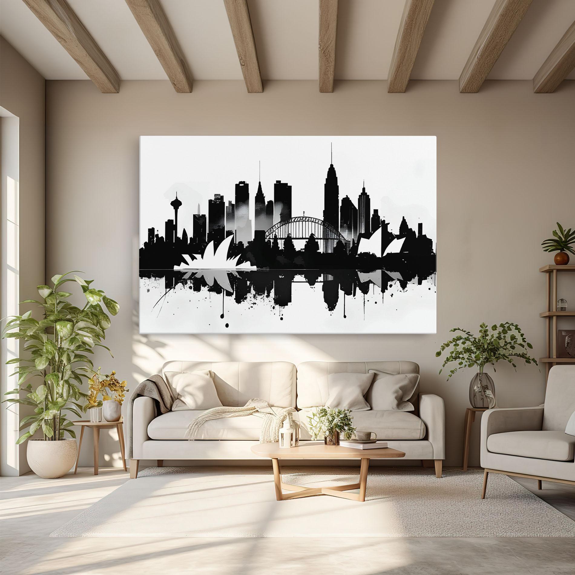 Картина на платно Opera House Art mockup 6