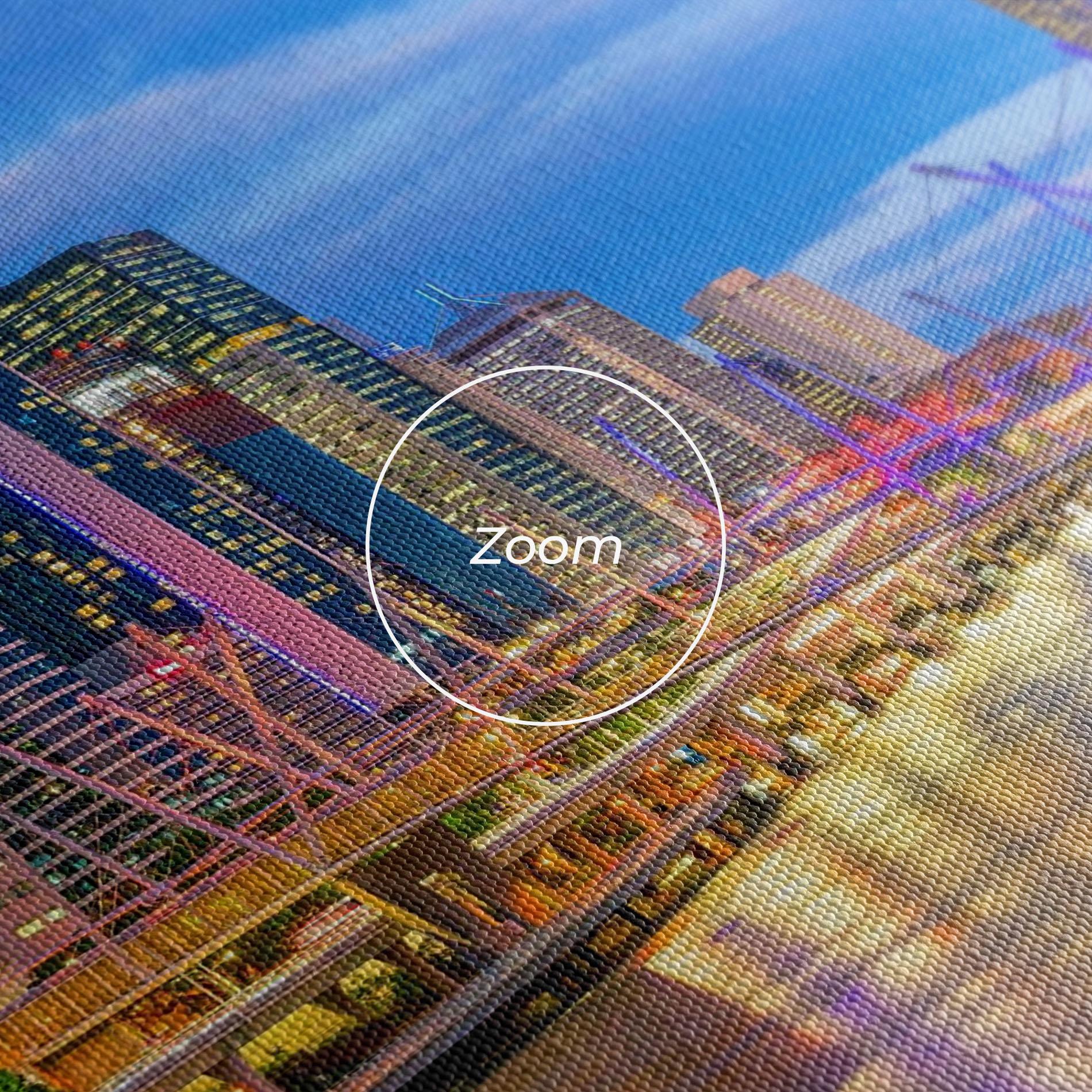 Картина на платно Brisbane Skyline View mockup 3