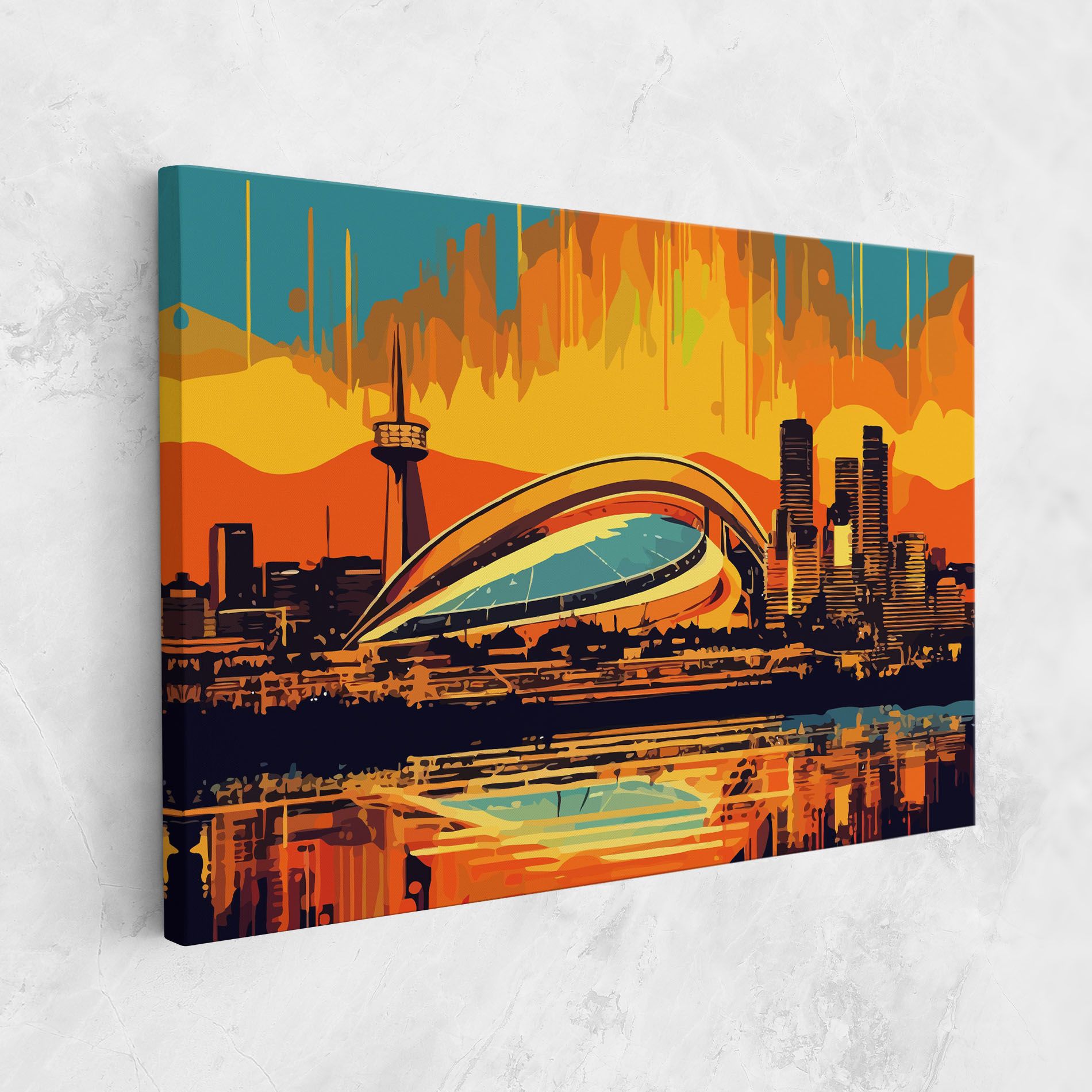 Montreal Skyline mockup 1