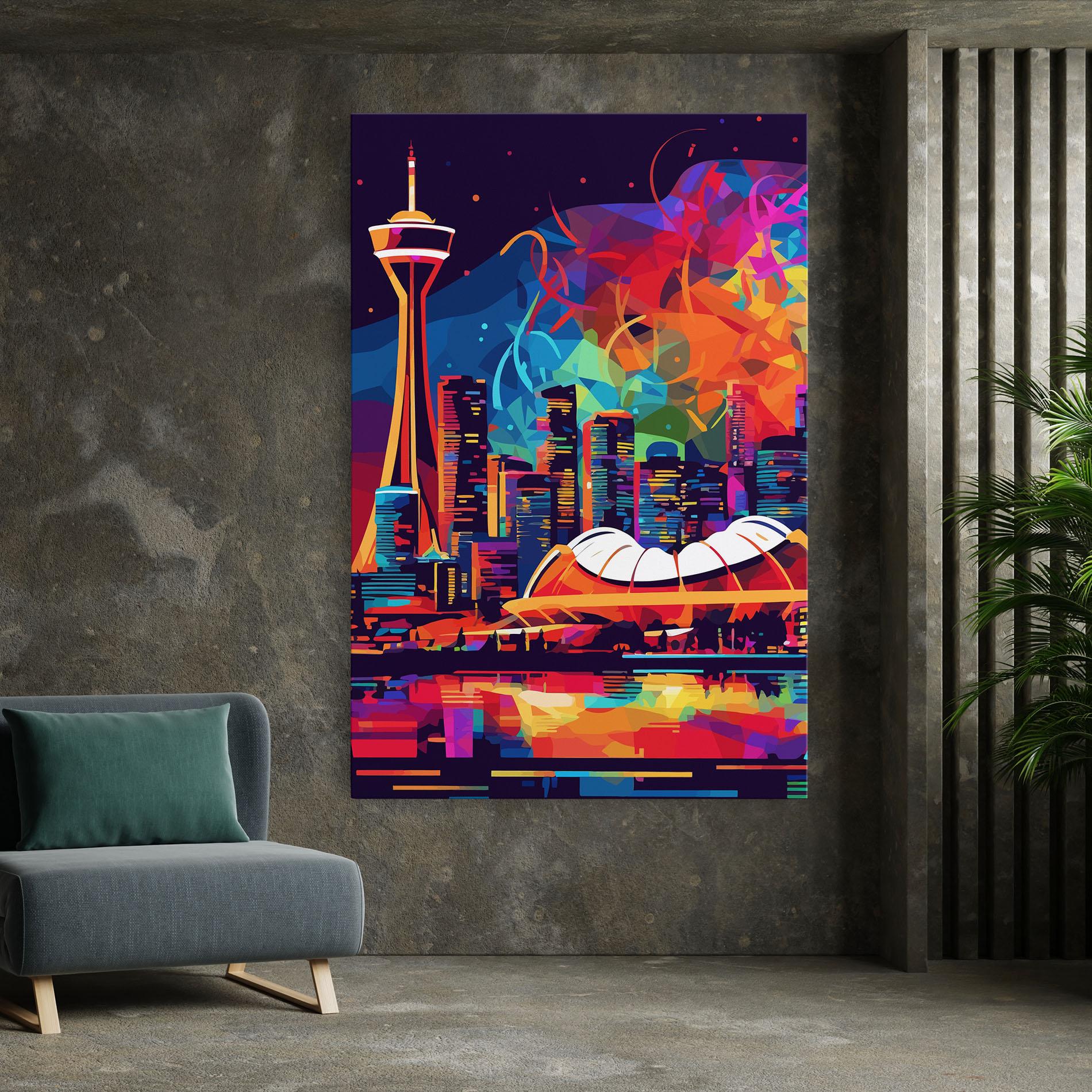 Картина на платно Olympic Stadium Art mockup 7