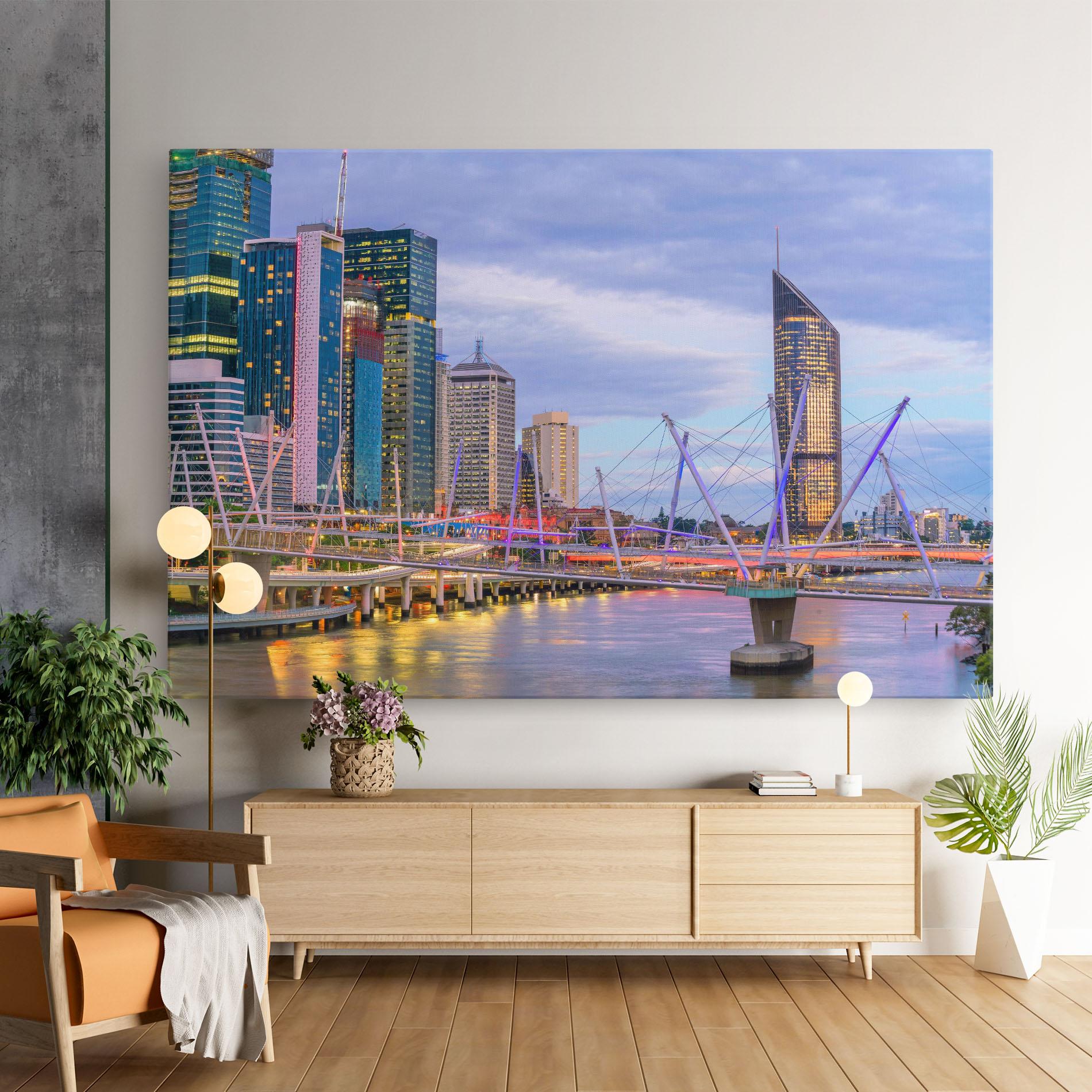 Картина на платно Brisbane River Australia mockup 9