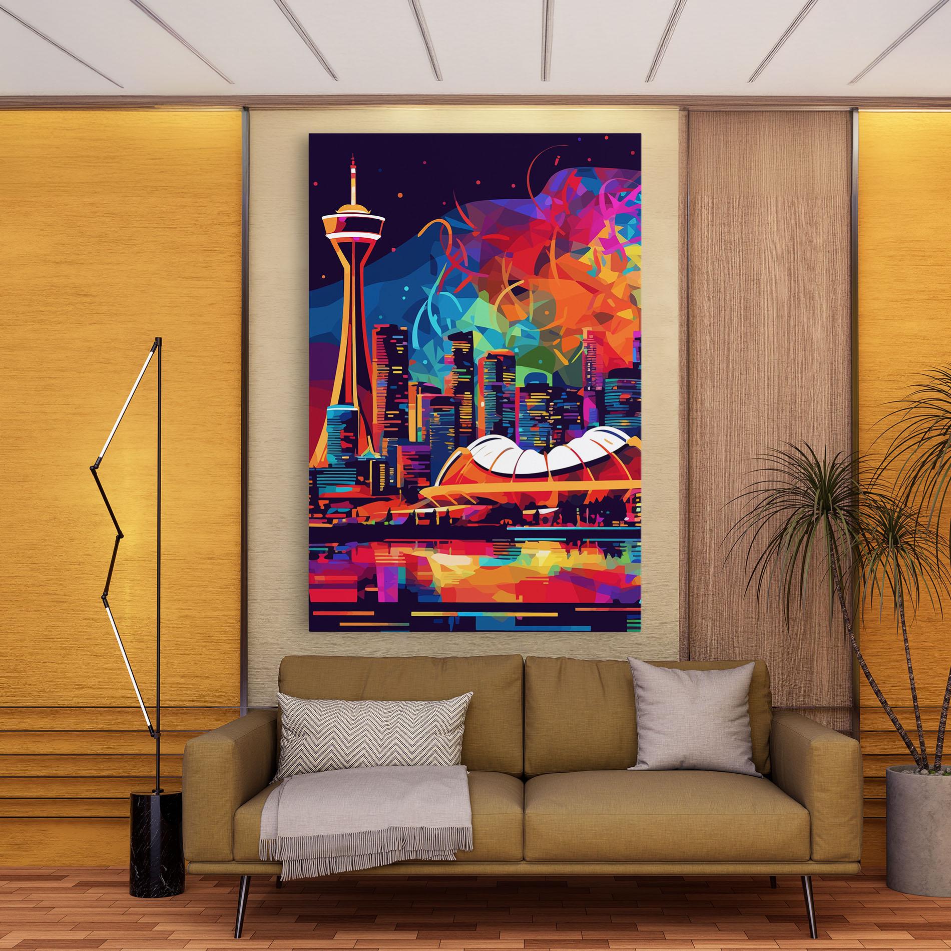 Картина на платно Olympic Stadium Art mockup 9