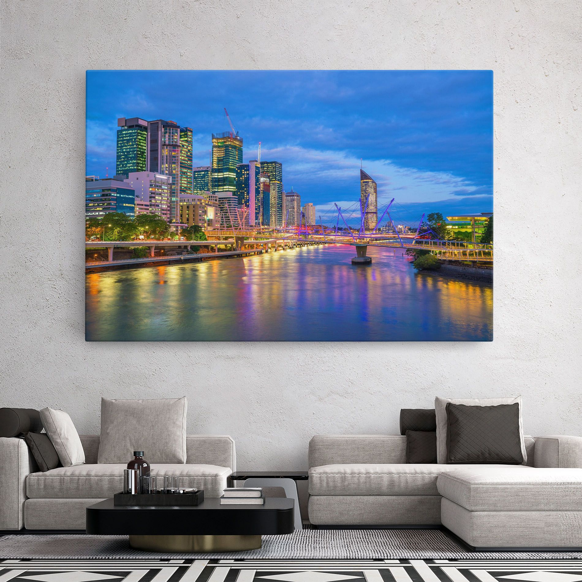Brisbane Skyline View mockup 2