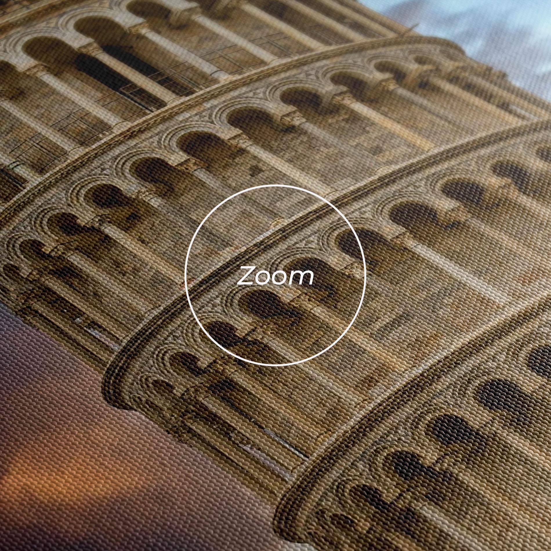 Картина на платно Tower Of Pisa Sunset mockup 3