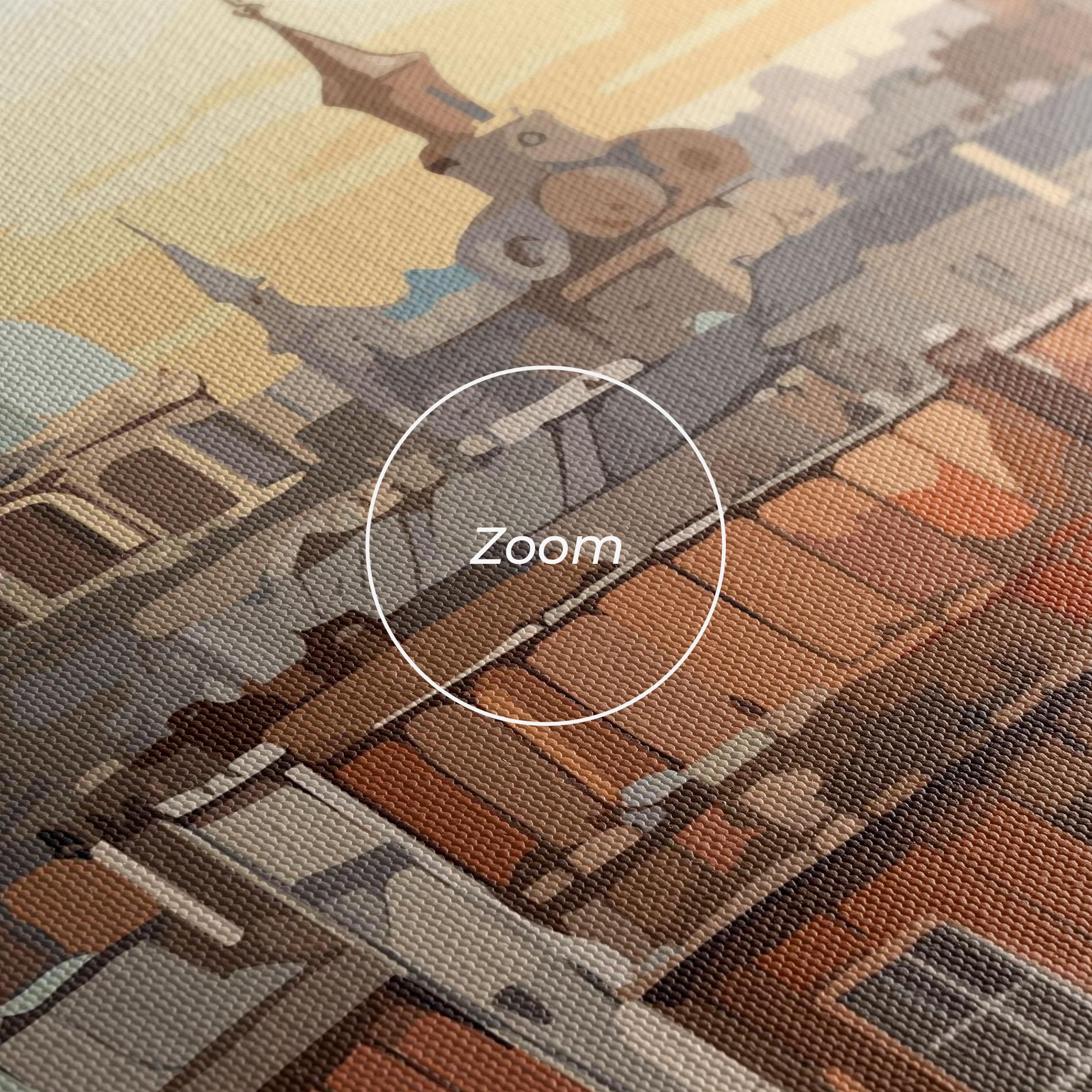 Картина на платно Window City View mockup 3