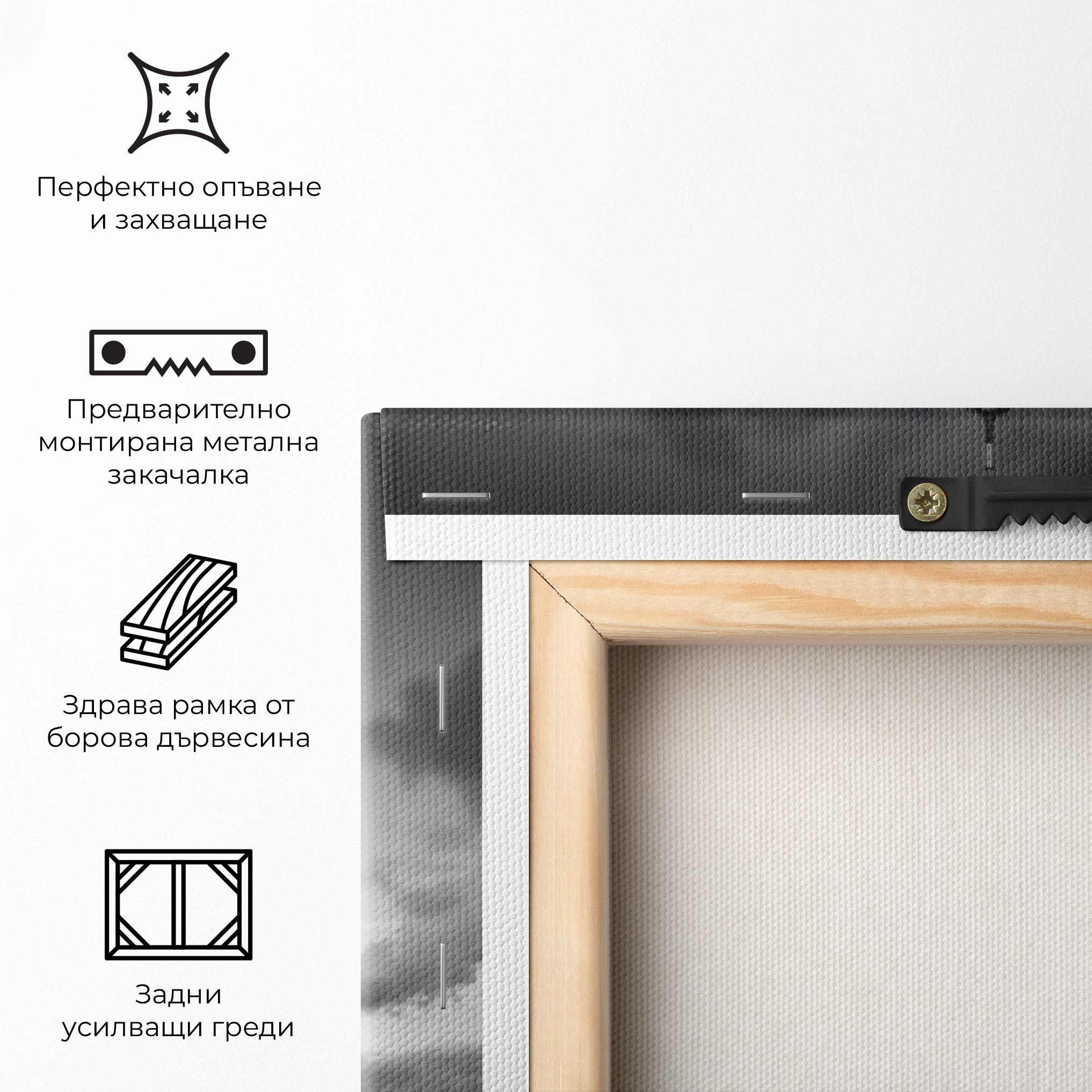 Картина на платно Vintage Paris mockup 5