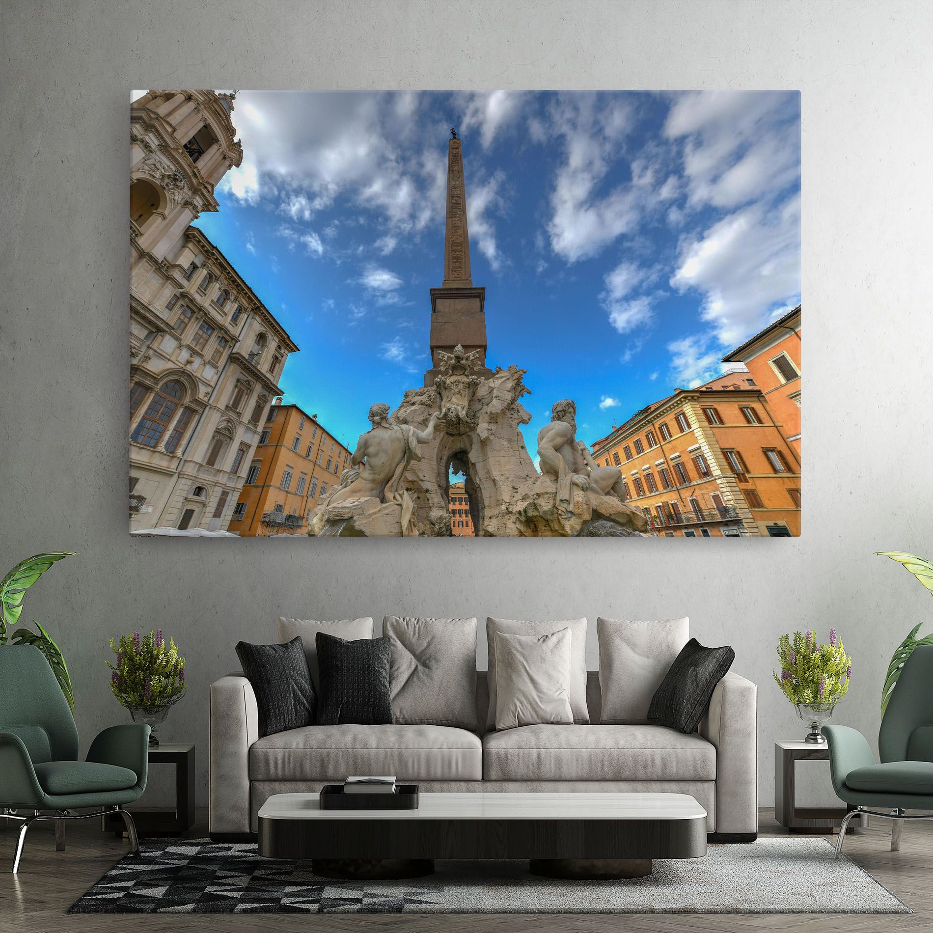 Piazza Navona Italy mockup 7
