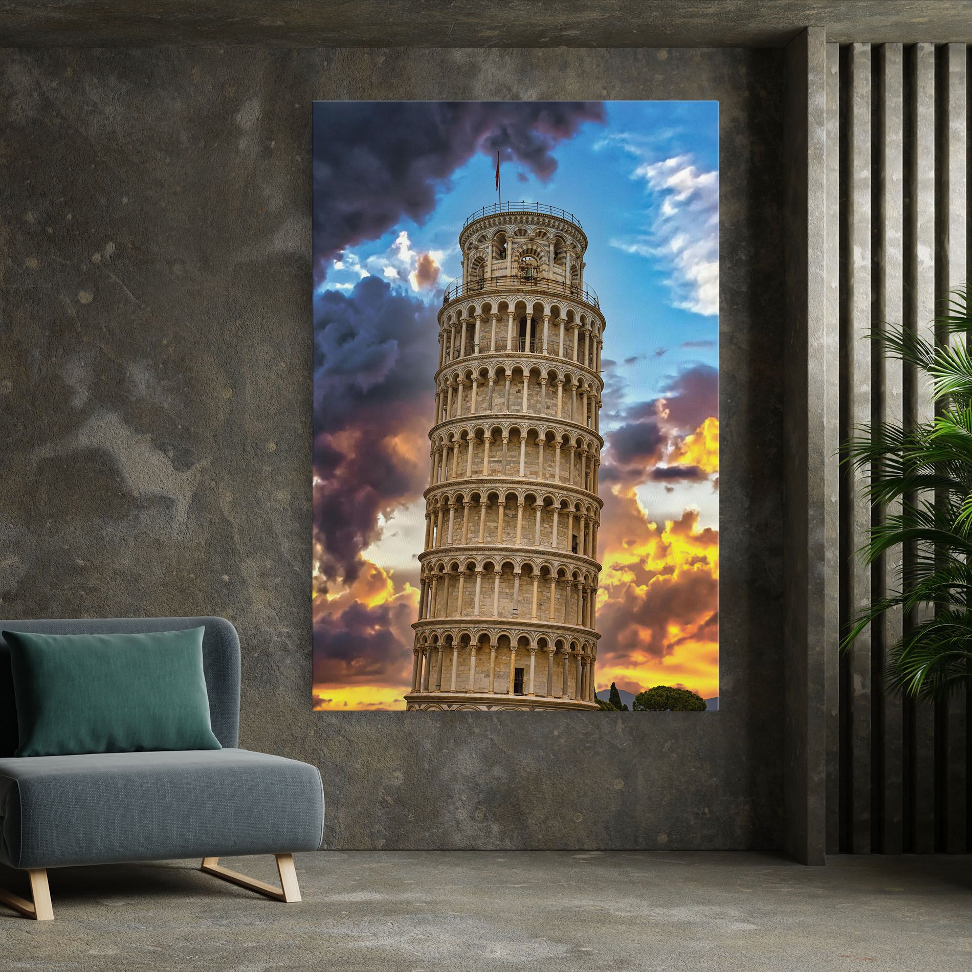 Tower Of Pisa Sunset mockup 7