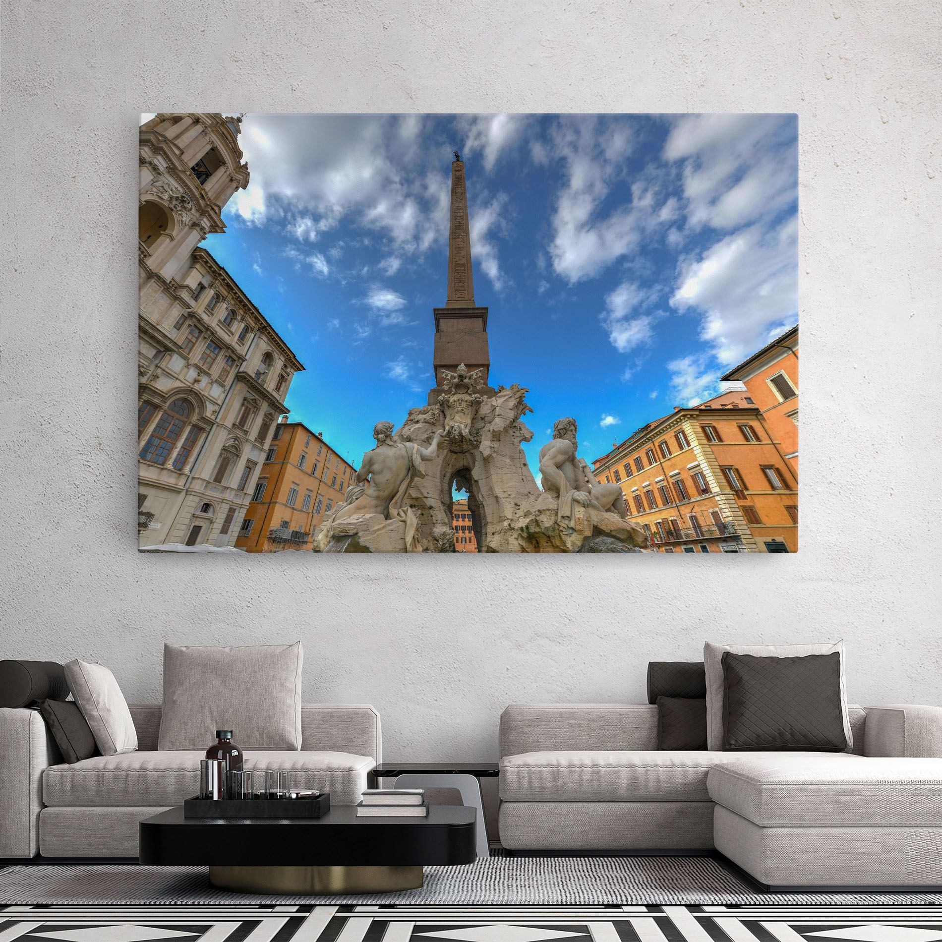 Piazza Navona Italy mockup 2