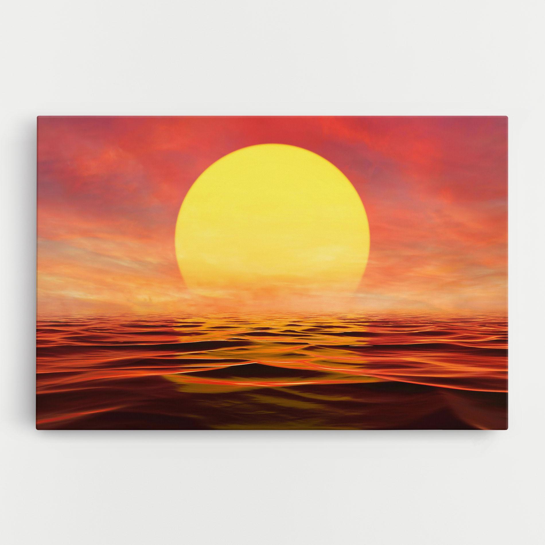 Картина на платно Clouds Reflection Sky mockup 0