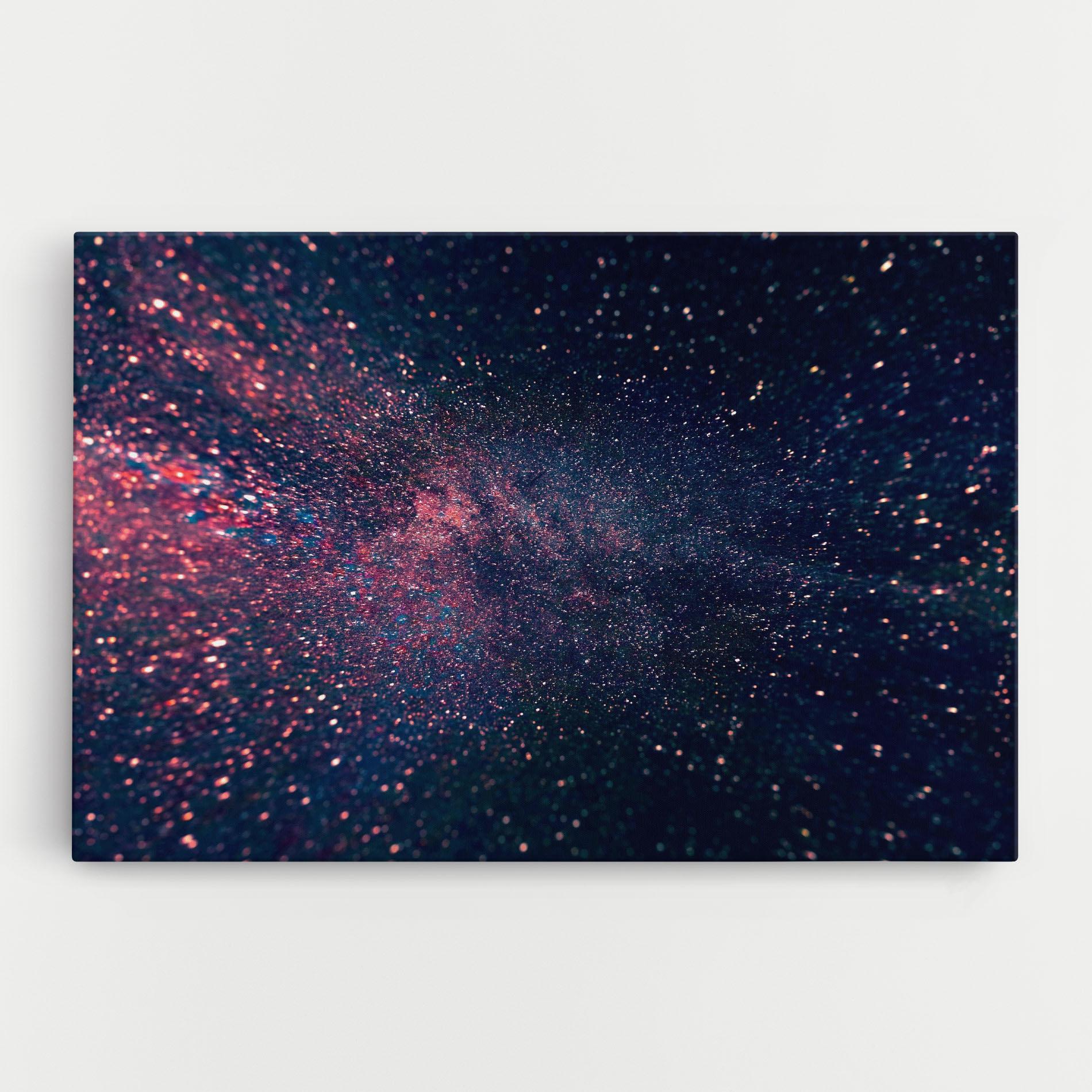 Картина на платно Purple Spark mockup 0