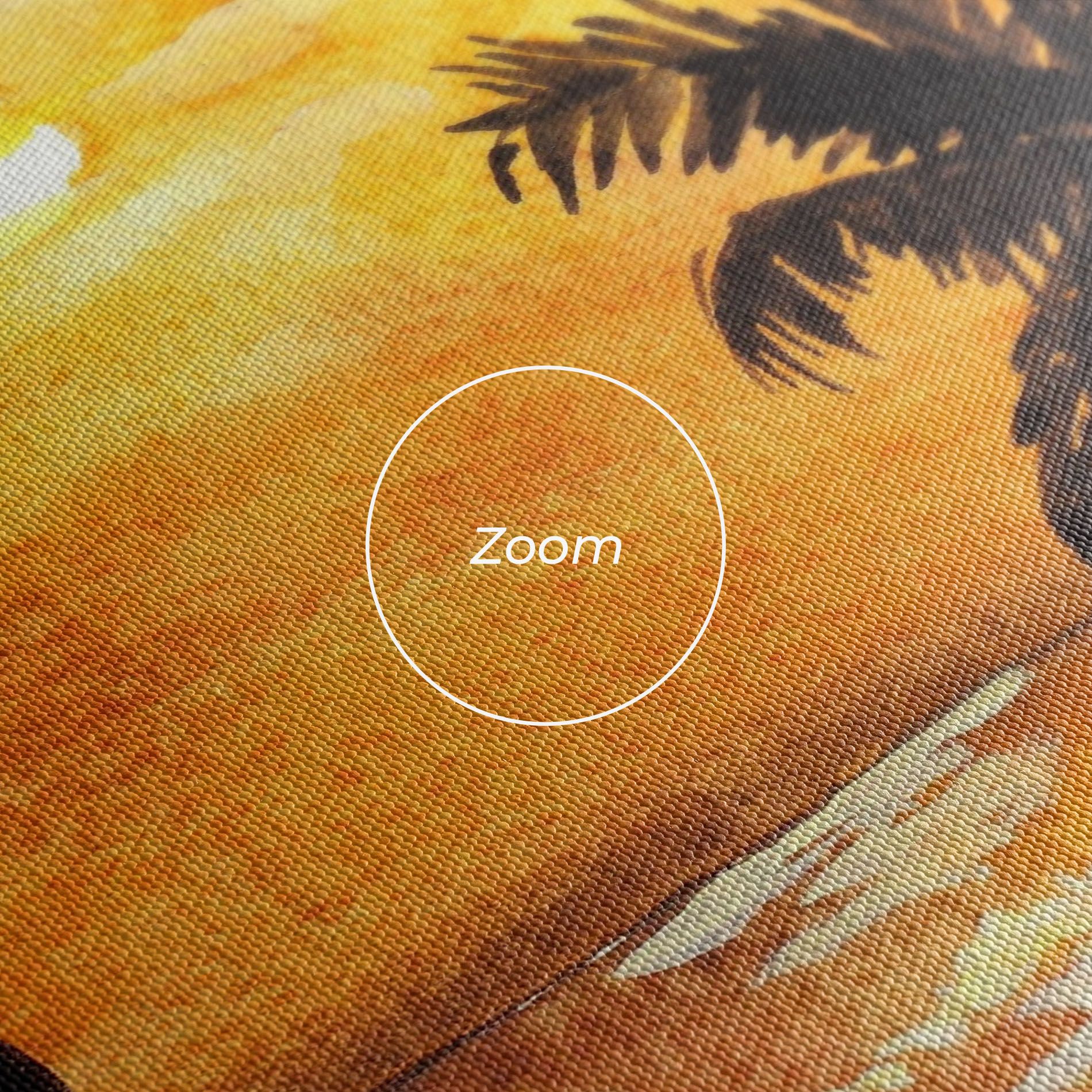 Watercolor Painting Sunrise mockup 3