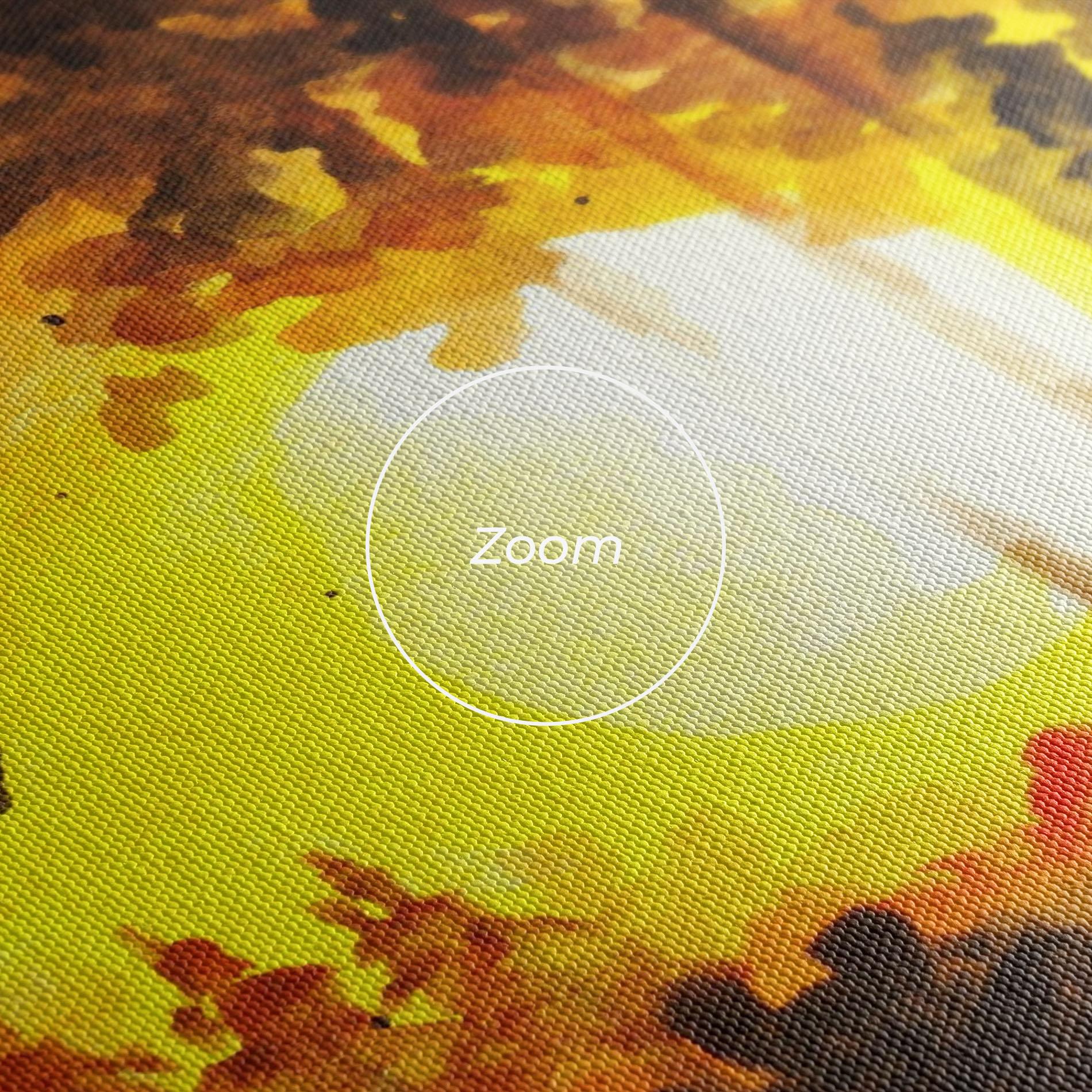 Картина на платно Watercolor Sunset Painting mockup 3