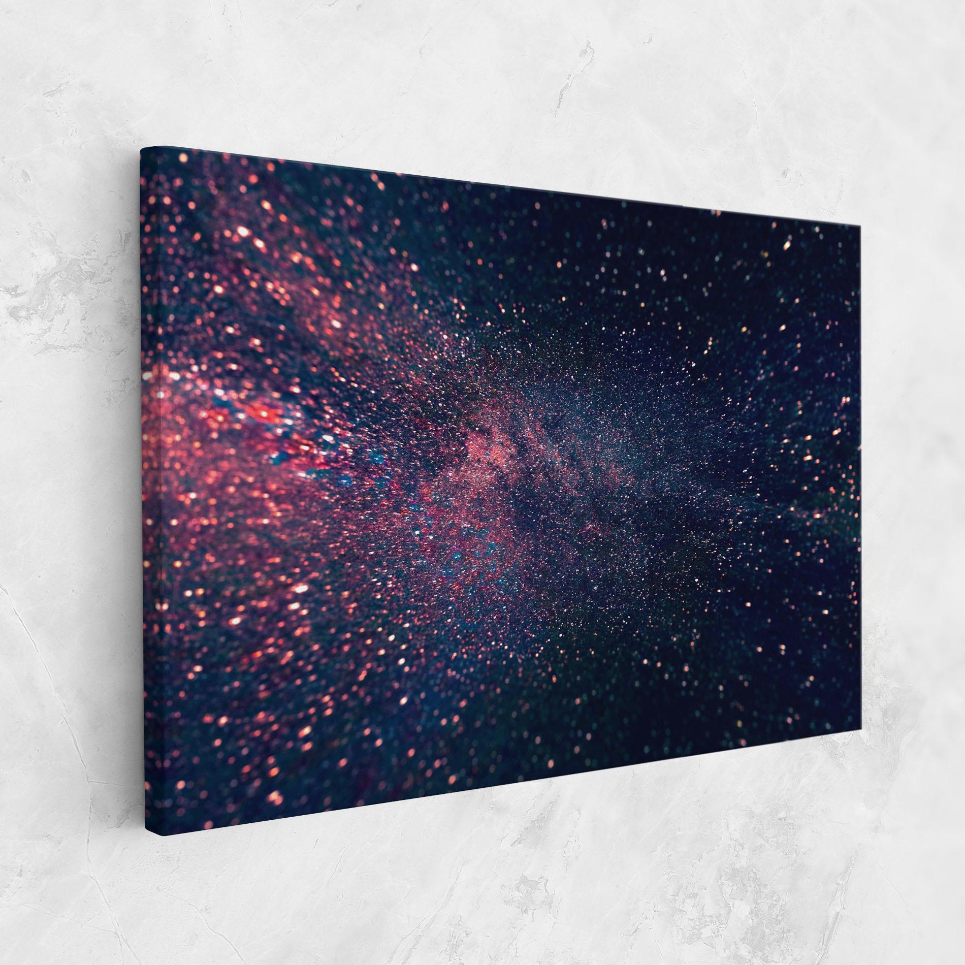 Картина на платно Purple Spark mockup 1