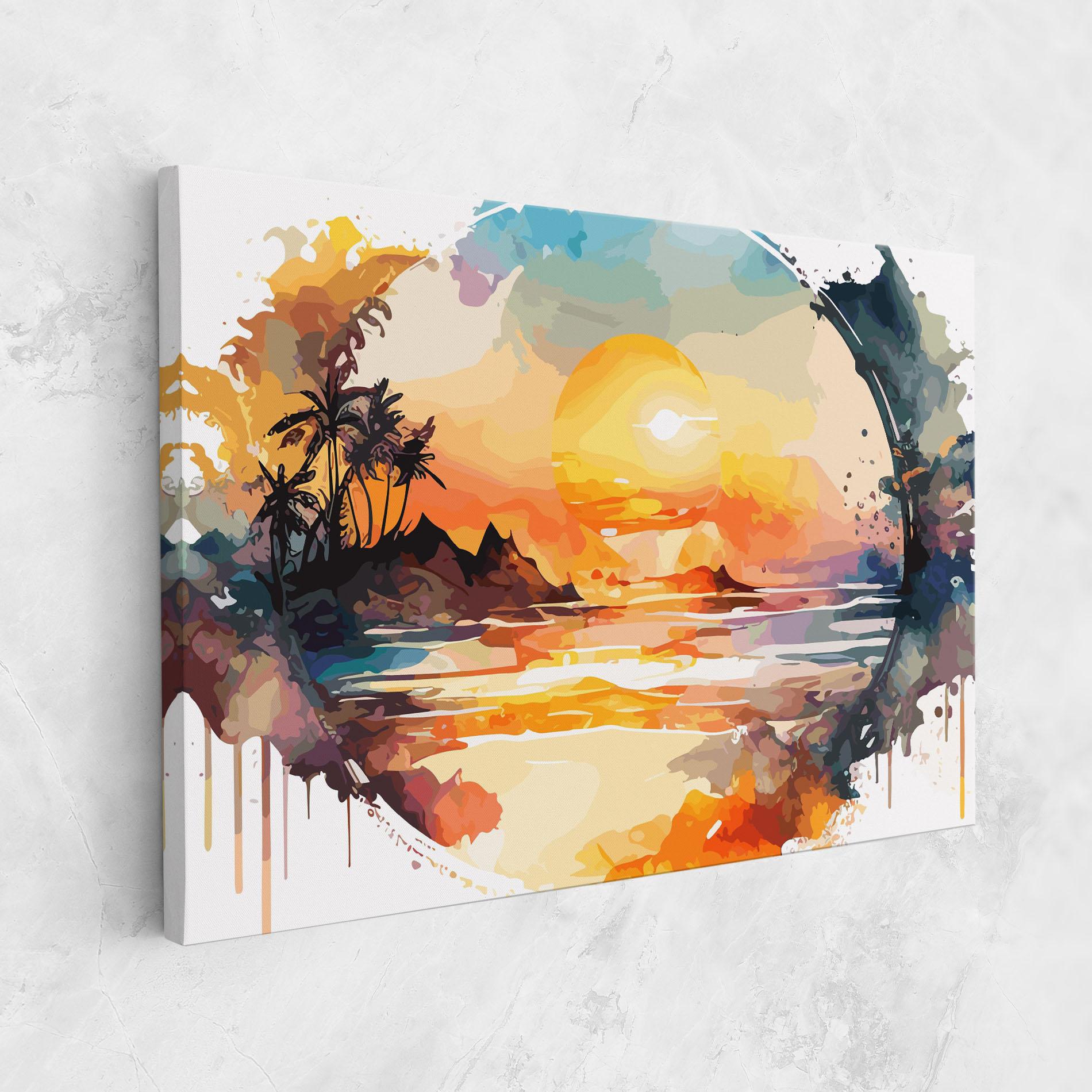 Картина на платно Sunrise Art mockup 1