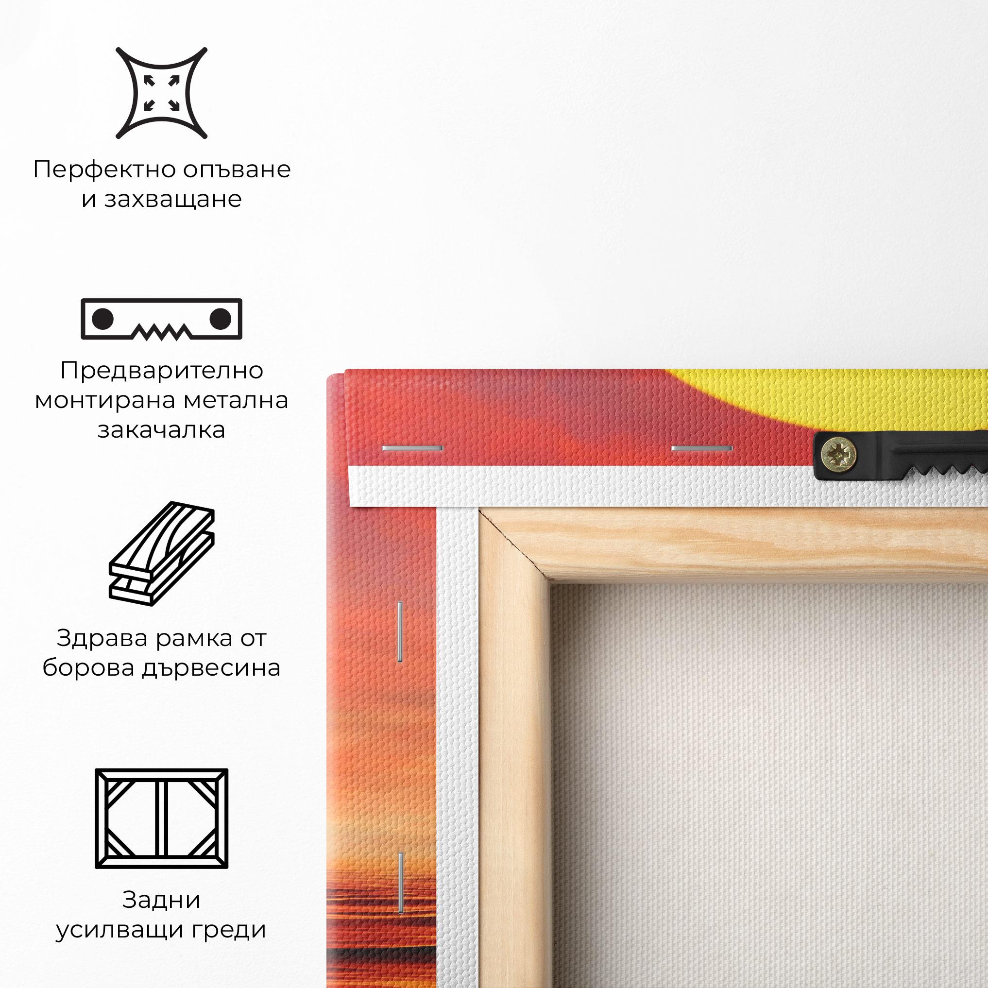 Картина на платно Clouds Reflection Sky mockup 5