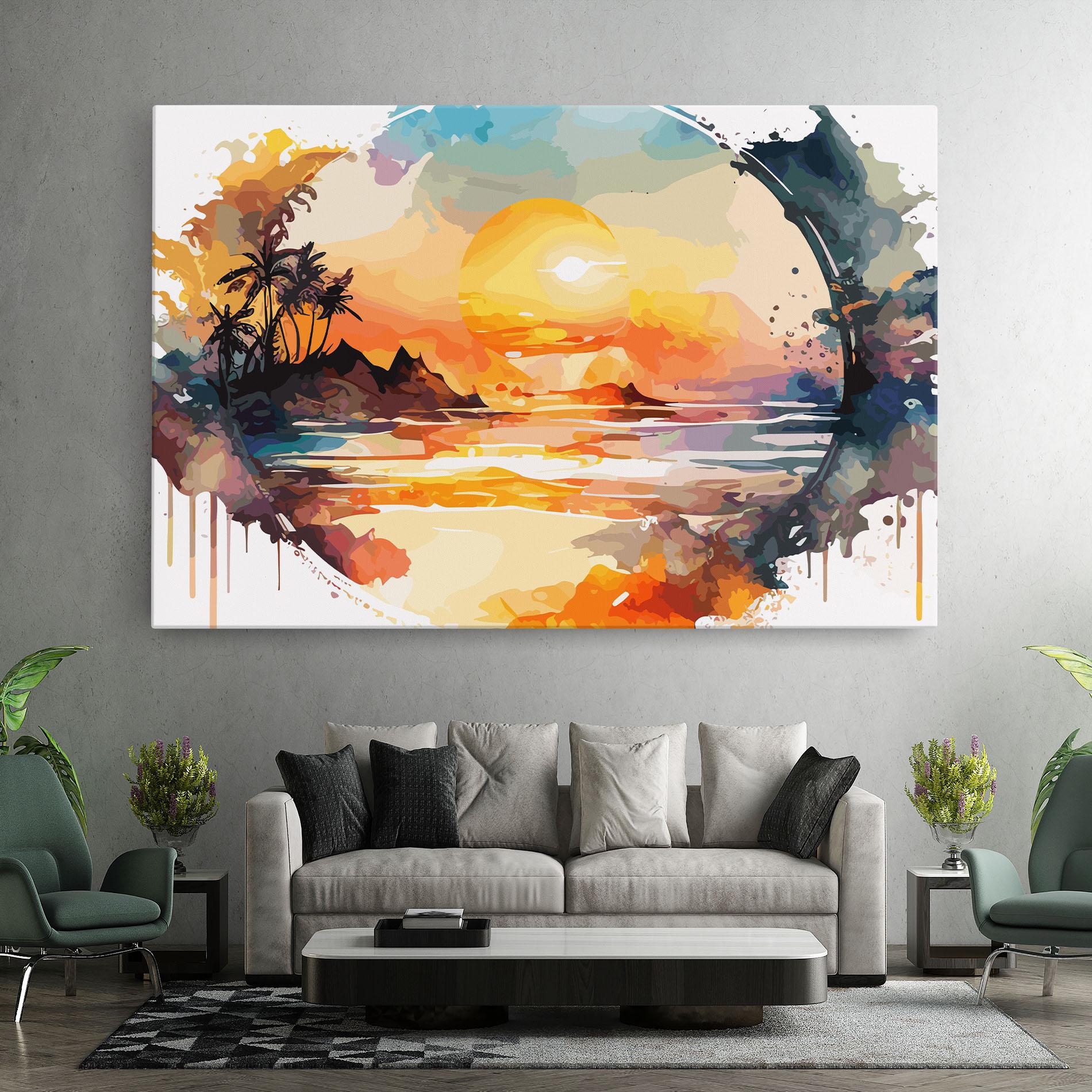 Картина на платно Sunrise Art mockup 7