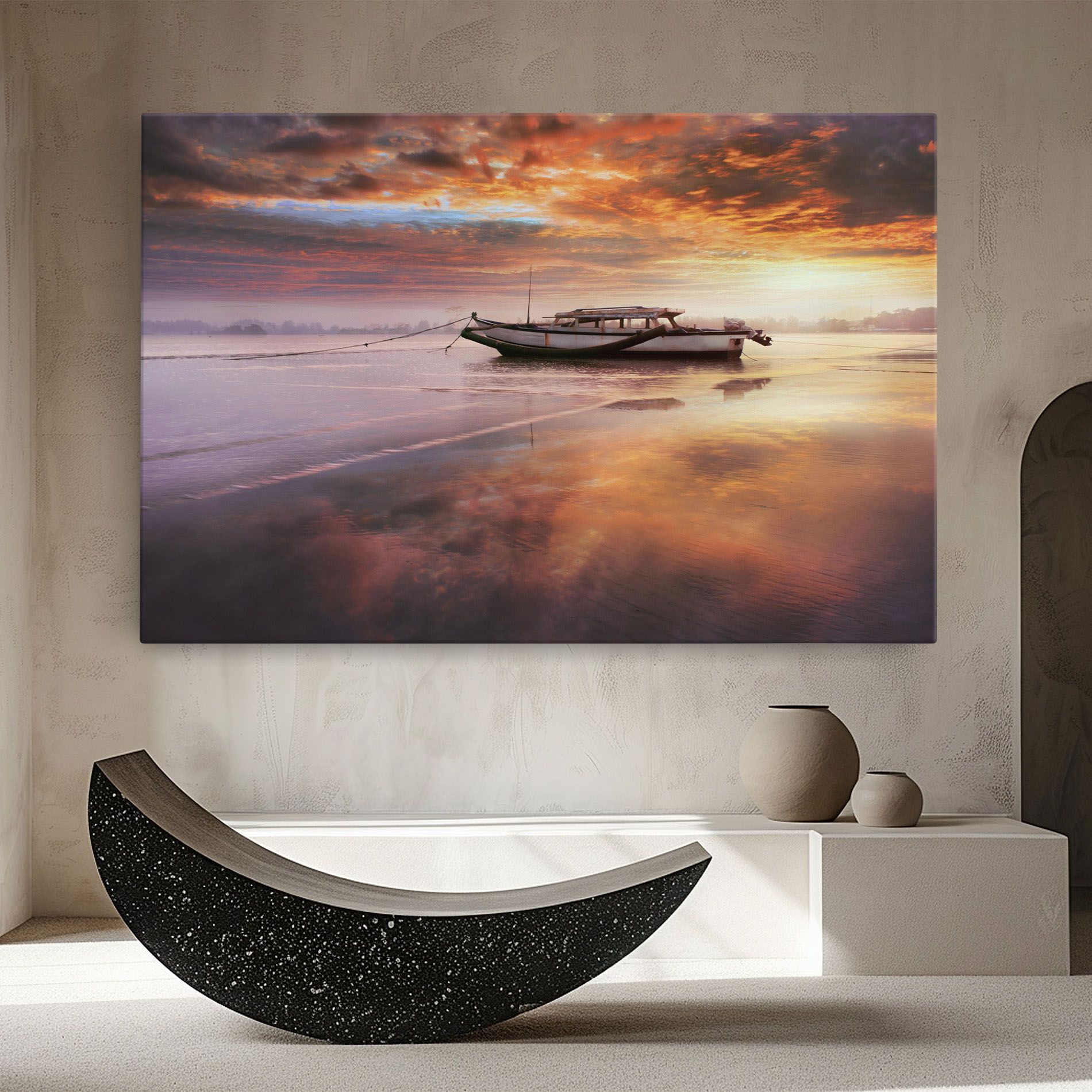 Beauty Boat Sunrise mockup 8