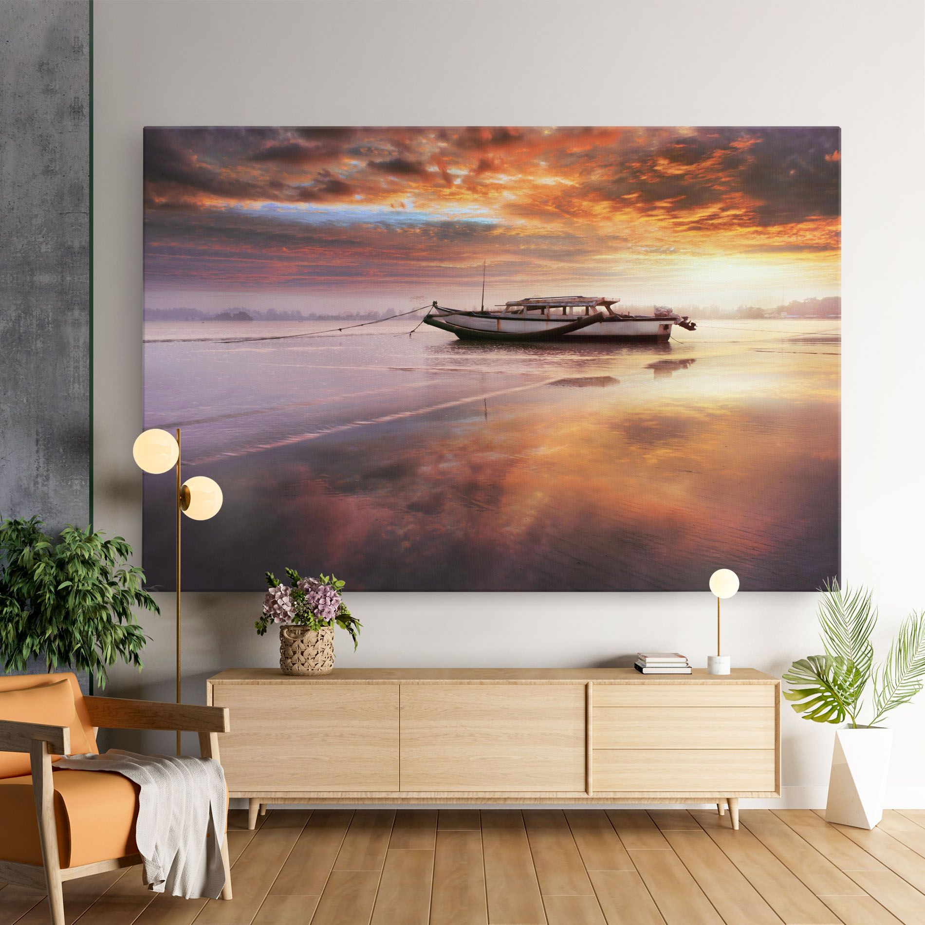 Beauty Boat Sunrise mockup 9