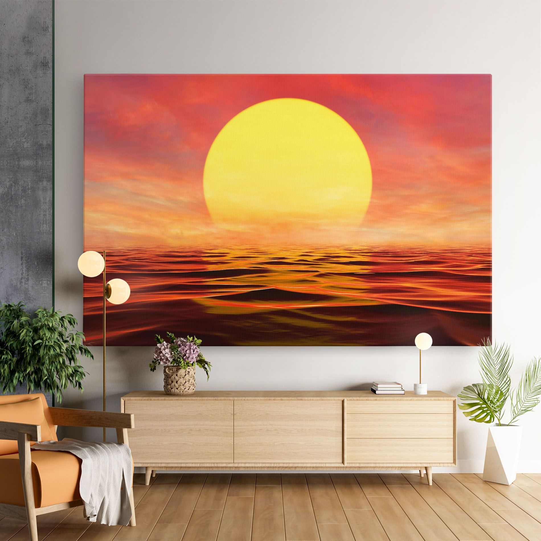 Clouds Reflection Sky mockup 9