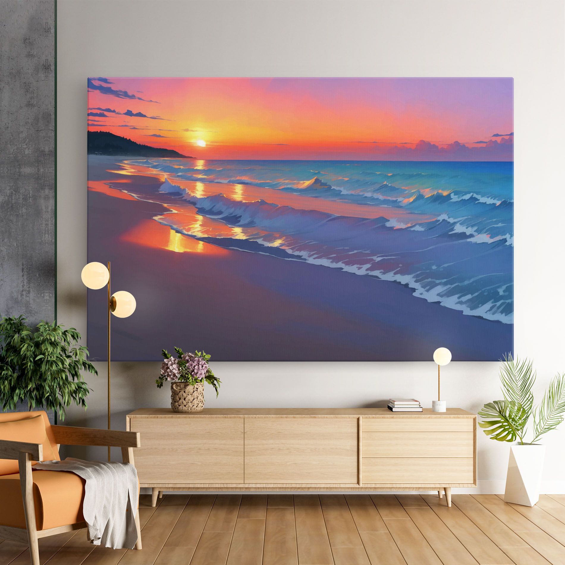 Dreamy Beach Sunset mockup 9