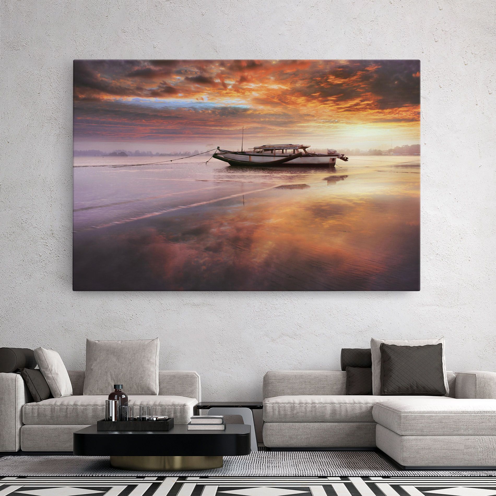 Beauty Boat Sunrise mockup 2