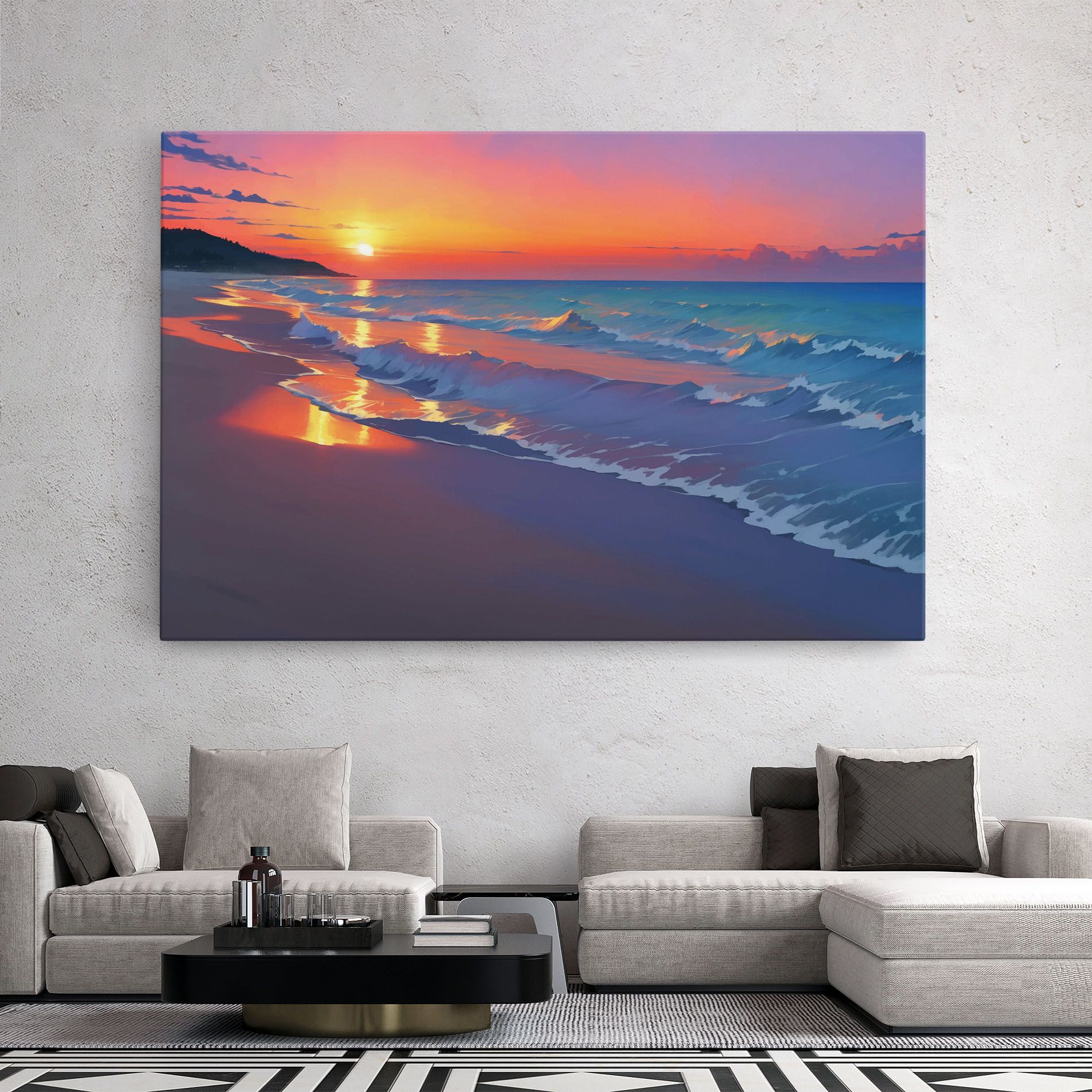 Dreamy Beach Sunset mockup 2