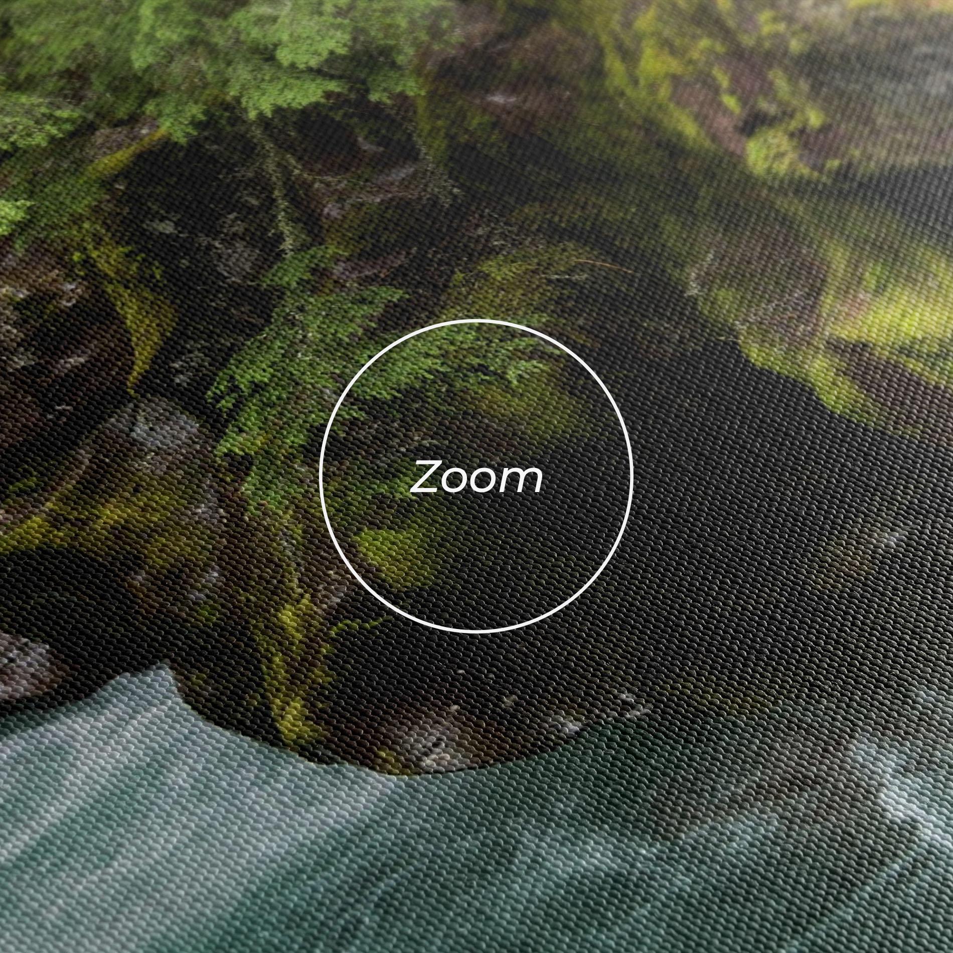 Картина на платно Blue Majestic Waterfall mockup 3