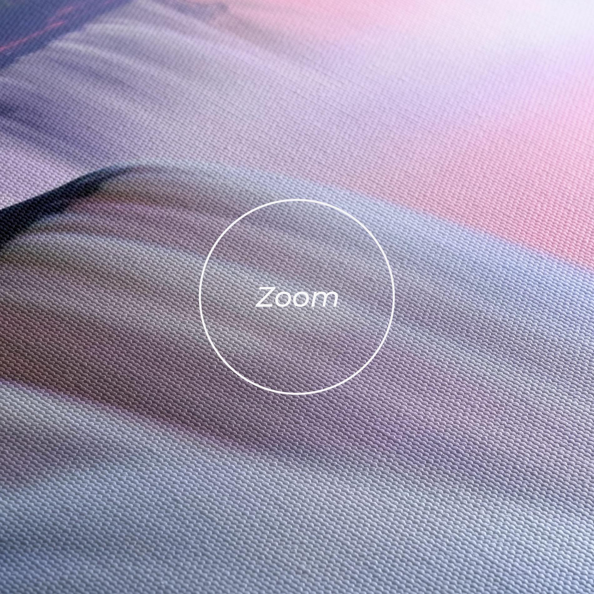 Картина на платно Dreamy Purple Waterfall mockup 3