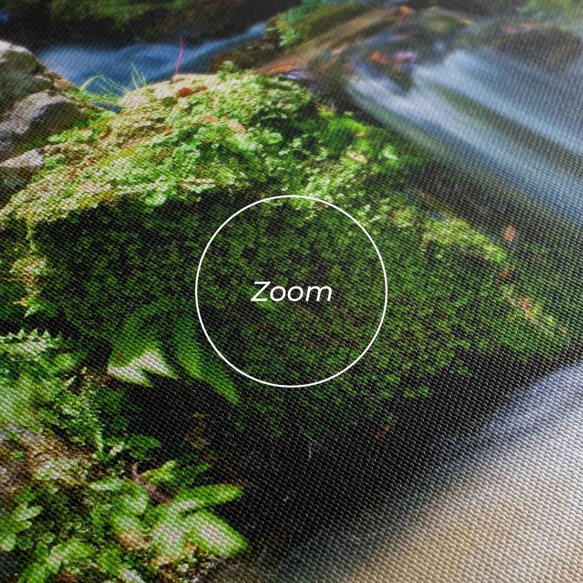 Картина на платно Jungle View Waterfall mockup 3