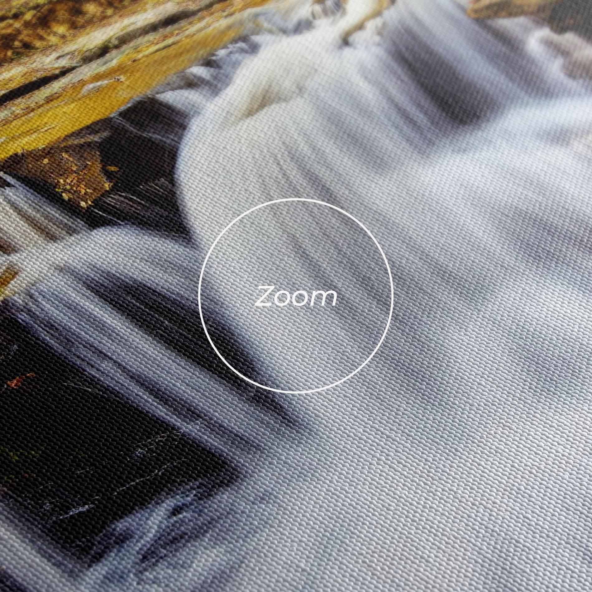 Картина на платно Pretty Autumn Waterfall mockup 3