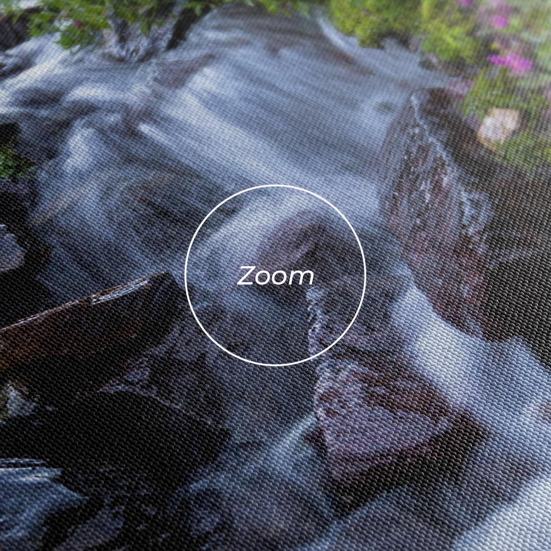 Картина на платно Water Falling Field mockup 3