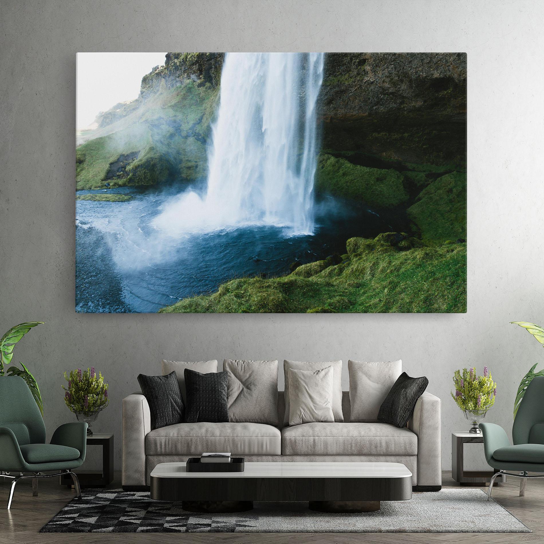 Картина на платно Majestic Waterfall mockup 7