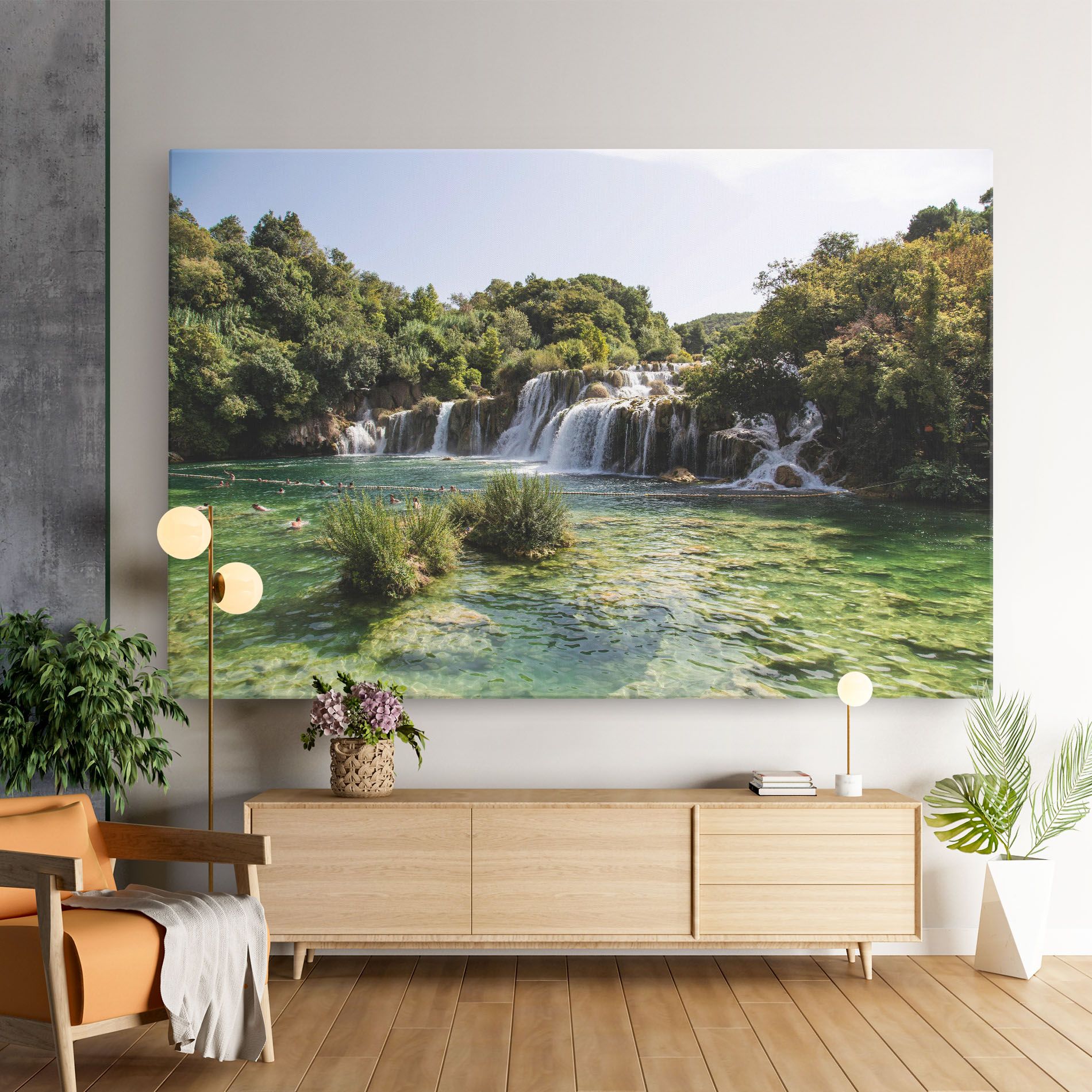 Green Waterfall mockup 9