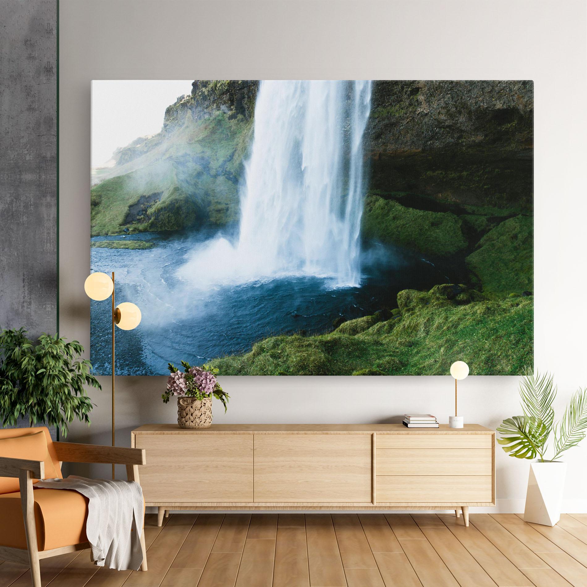 Картина на платно Majestic Waterfall mockup 9