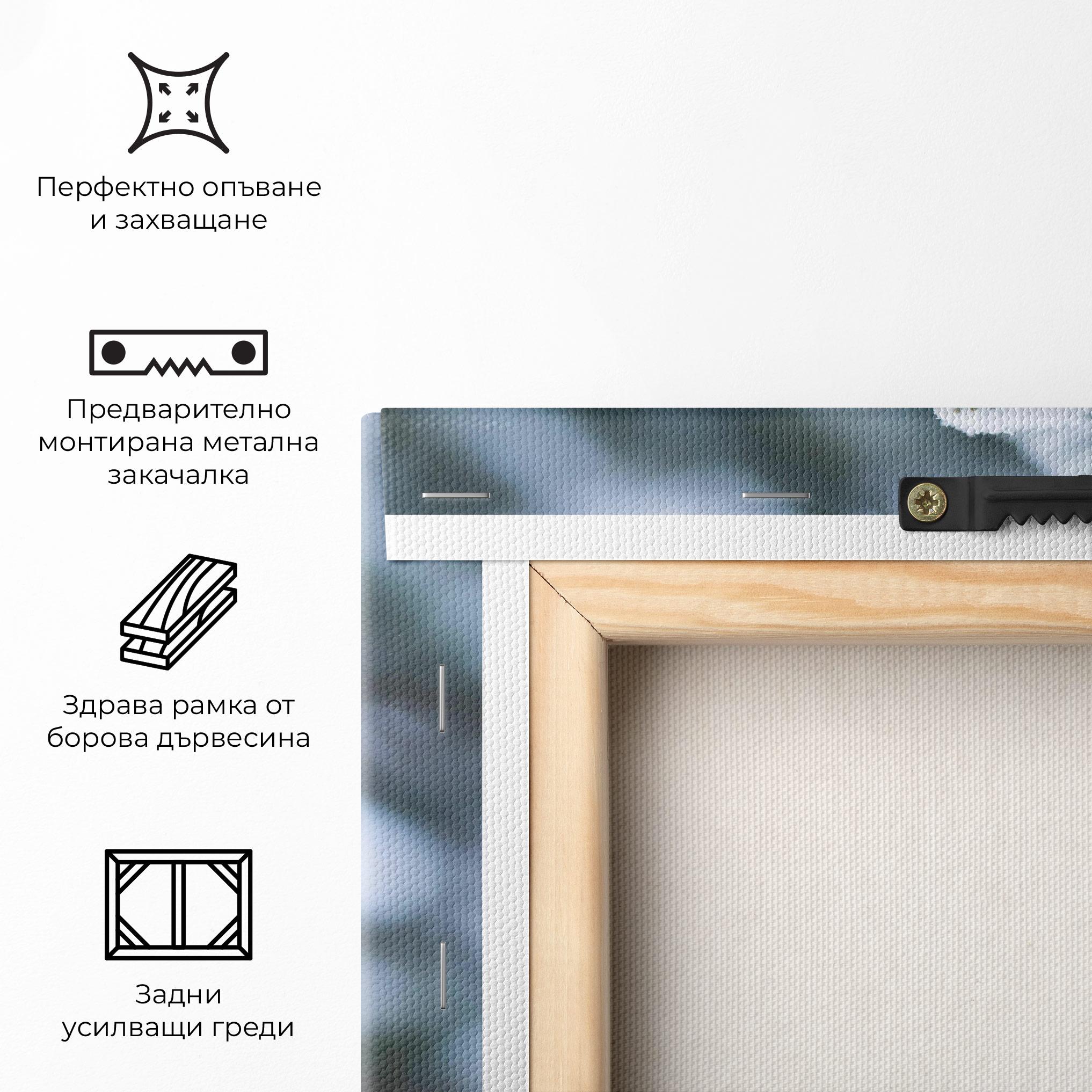 Картина на платно Winter Cones mockup 5