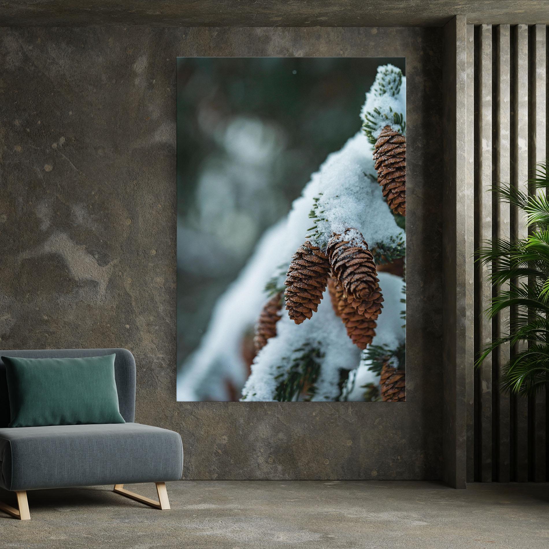 Картина на платно Pretty Snow Cones mockup 7