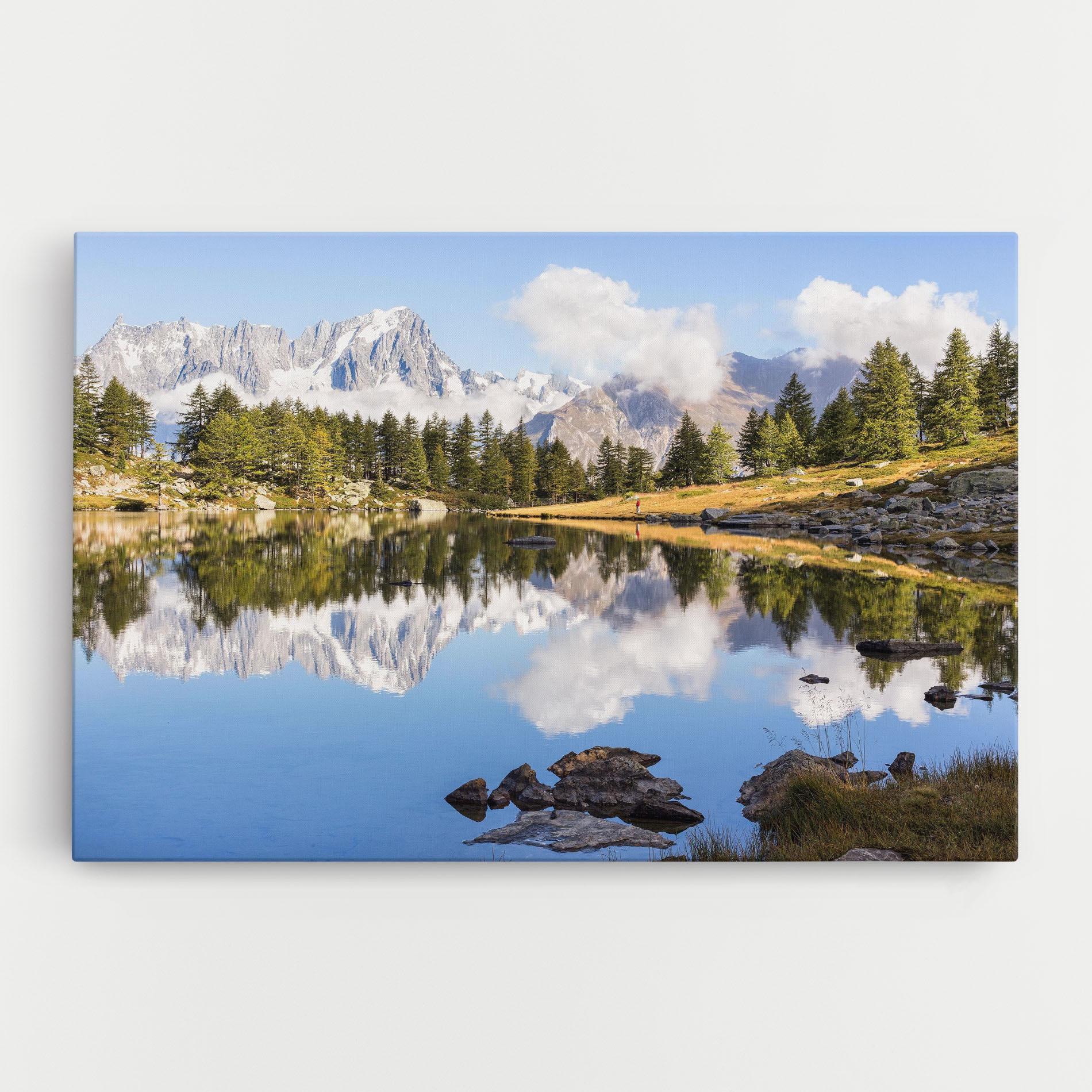 Картина на платно Mountain Reflection mockup 0