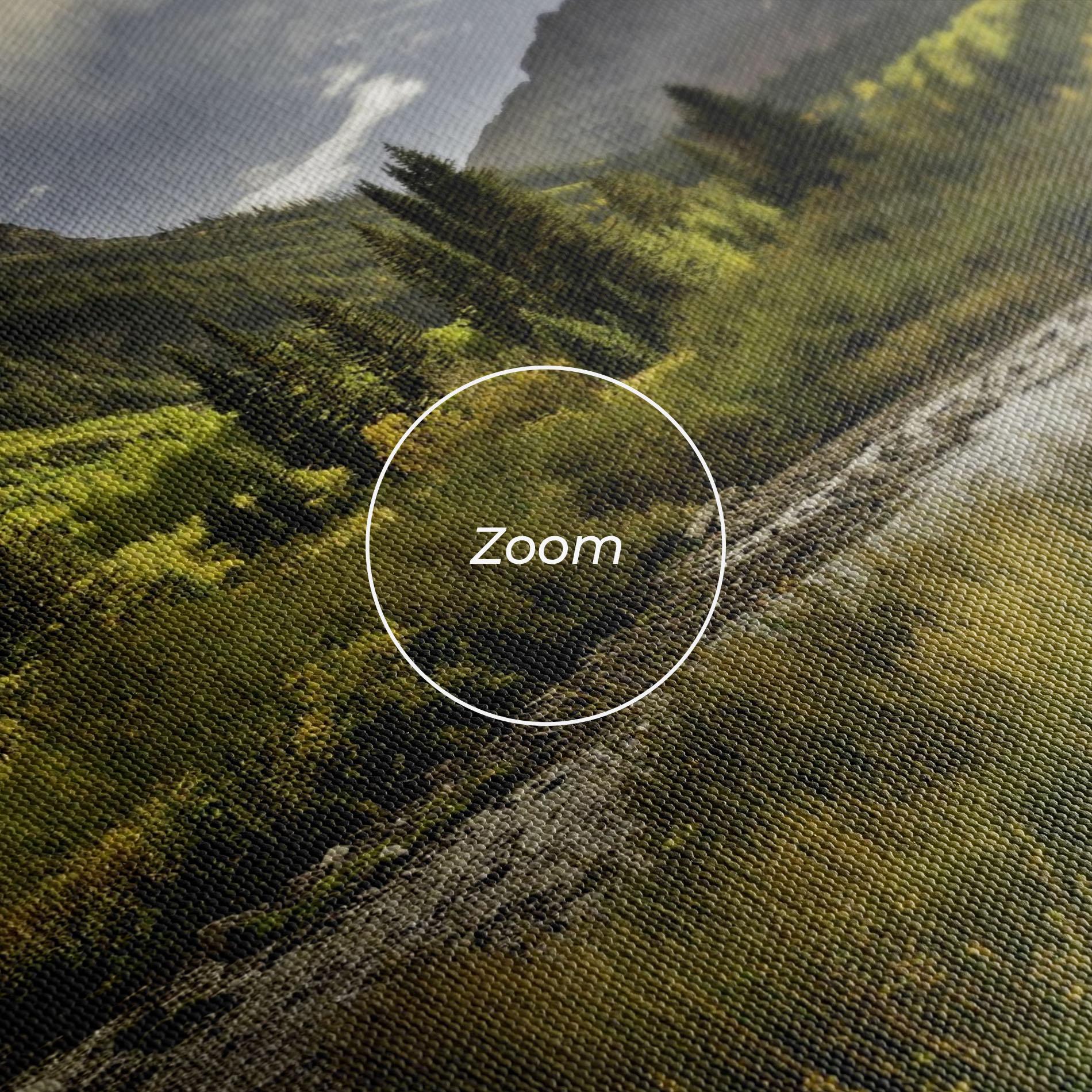 Картина на платно Cloudy Lake mockup 3