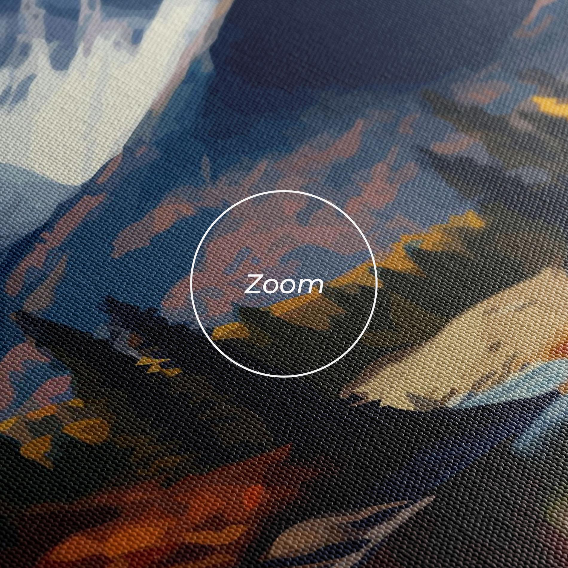 Картина на платно Lake Autumn View mockup 3