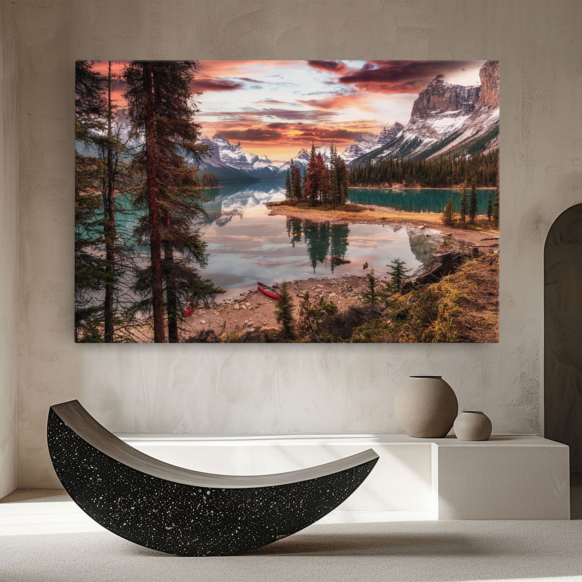 Sunset Lake View mockup 8