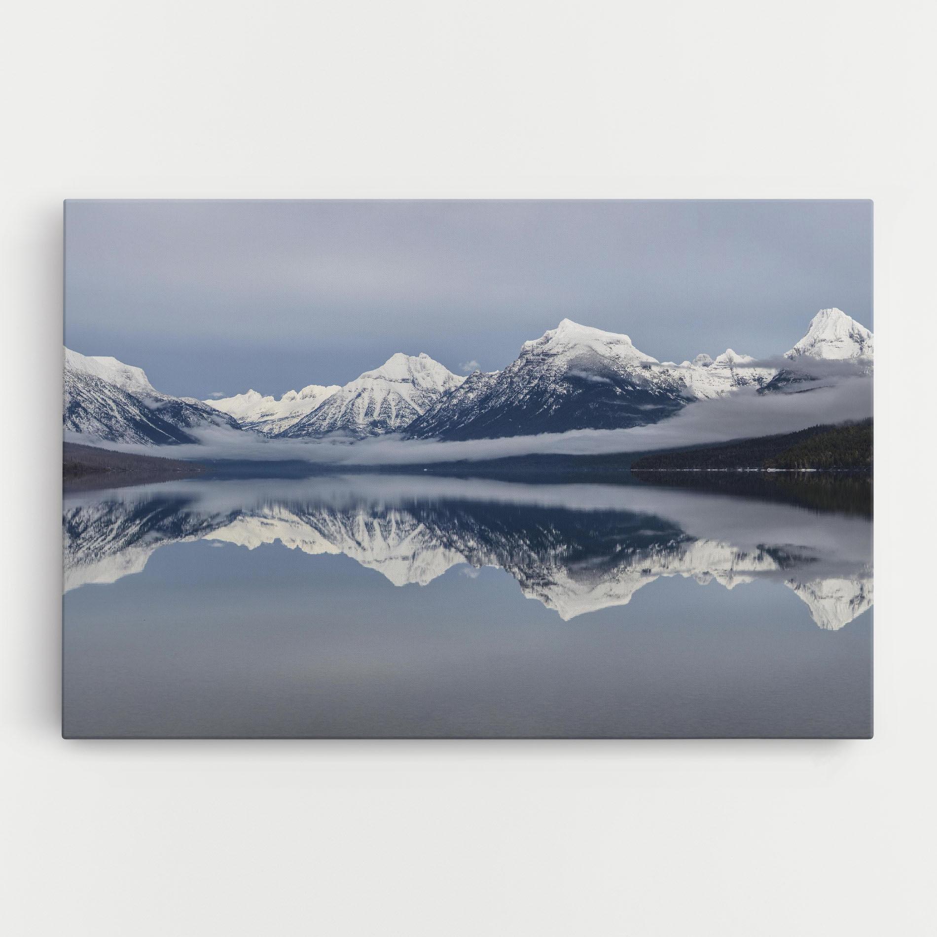 Картина на платно Beautiful Snowy Mountain mockup 0