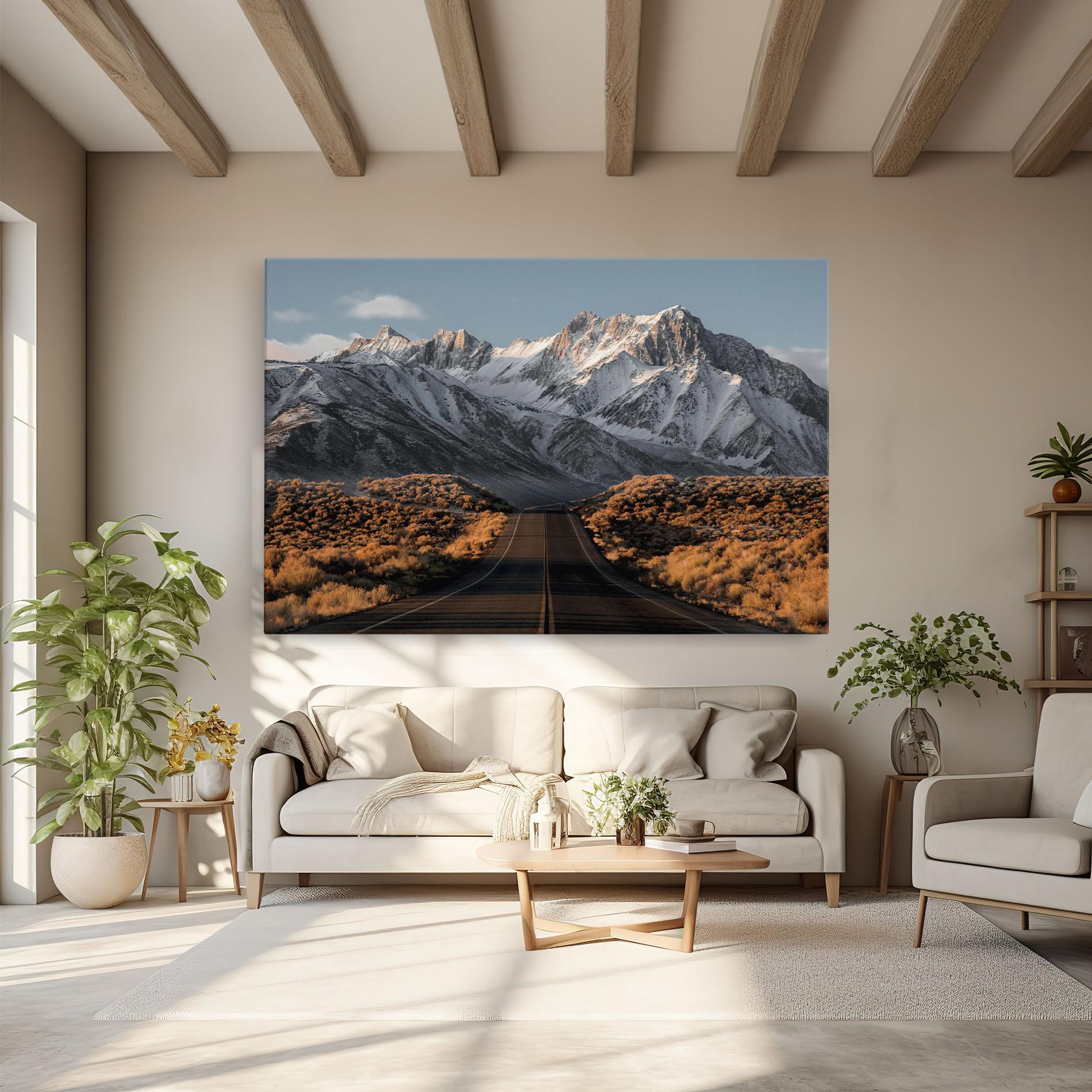 Картина на платно Nice Mountain Road mockup 6