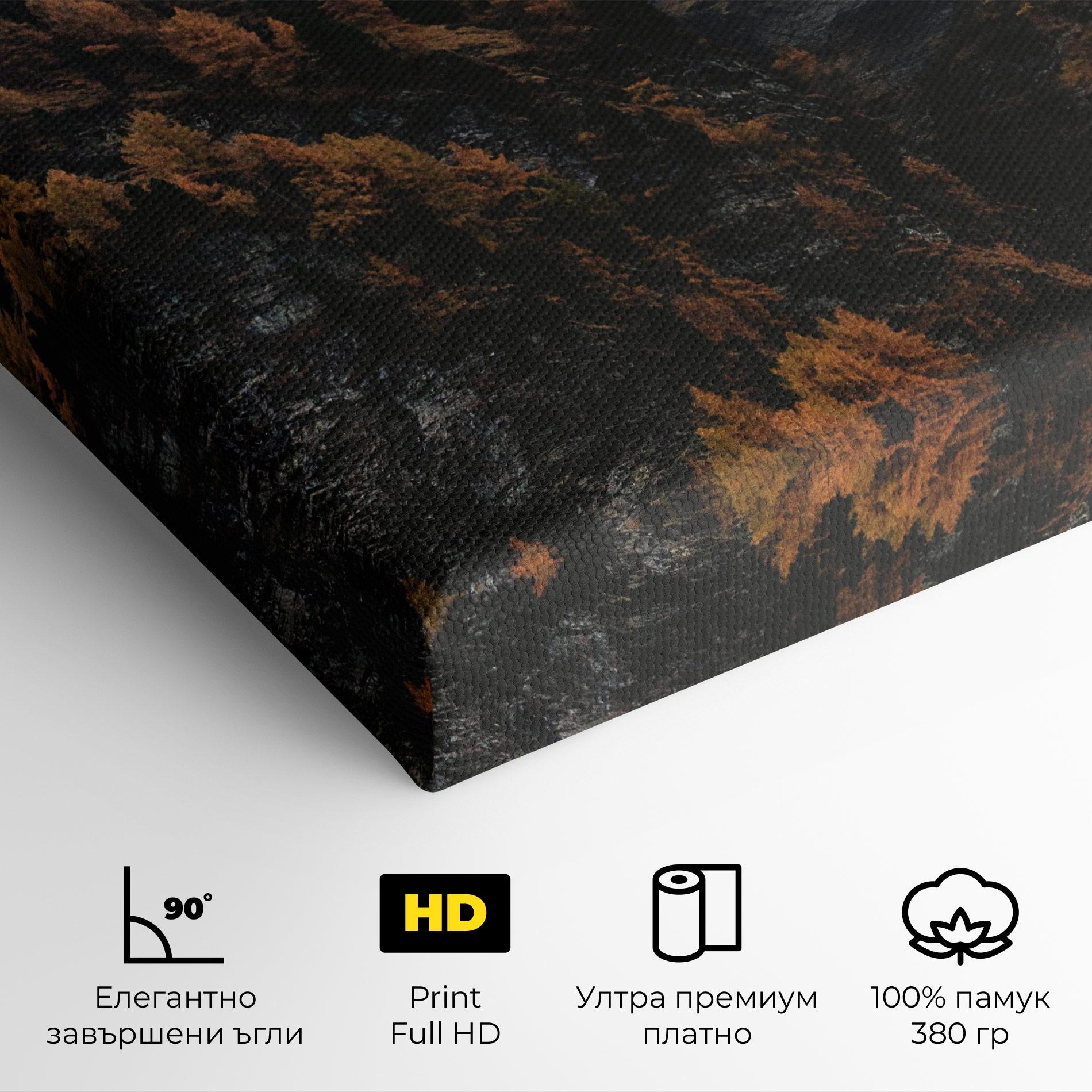 Картина на платно Autumn Mountain mockup 4