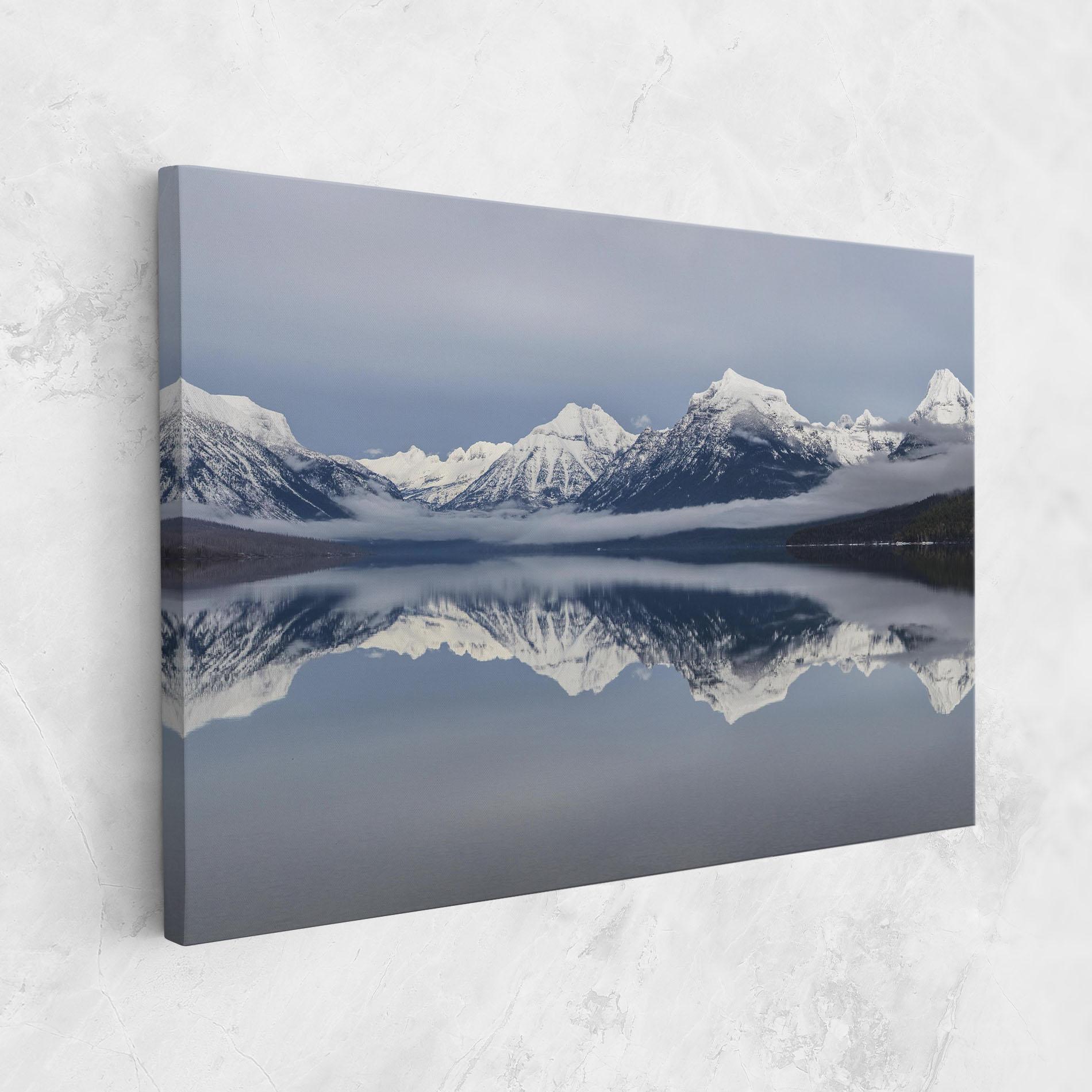 Картина на платно Beautiful Snowy Mountain mockup 1