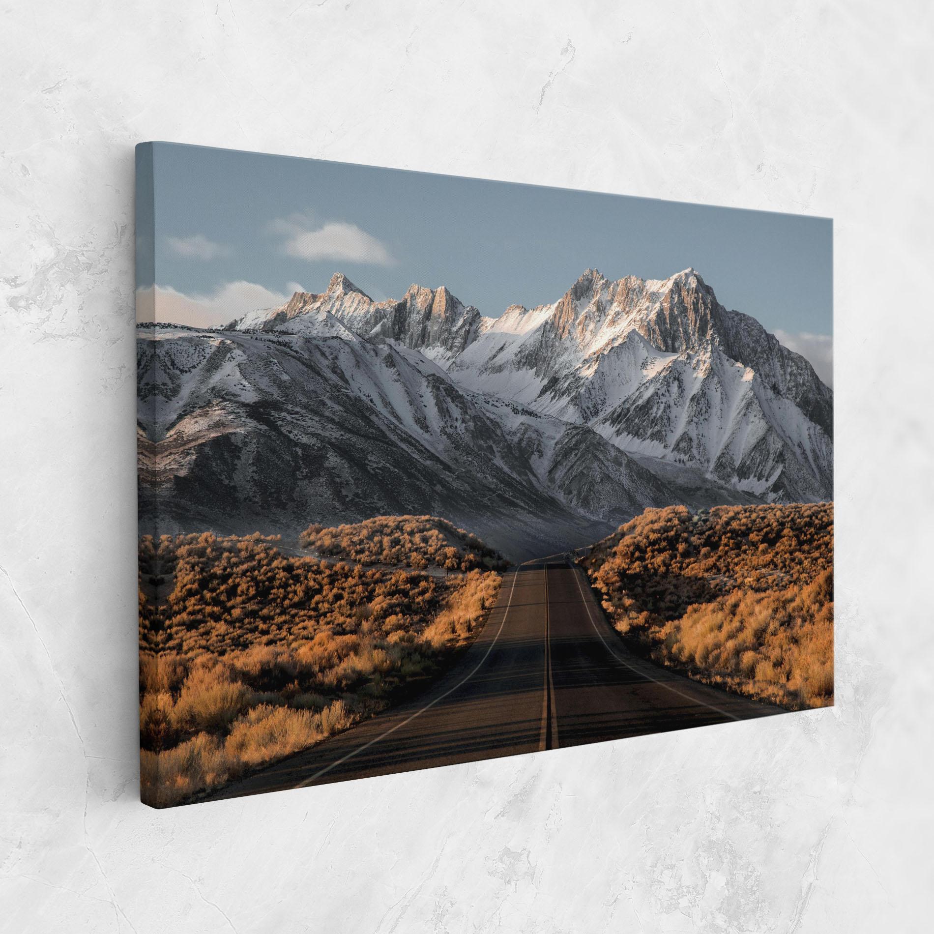 Картина на платно Nice Mountain Road mockup 1